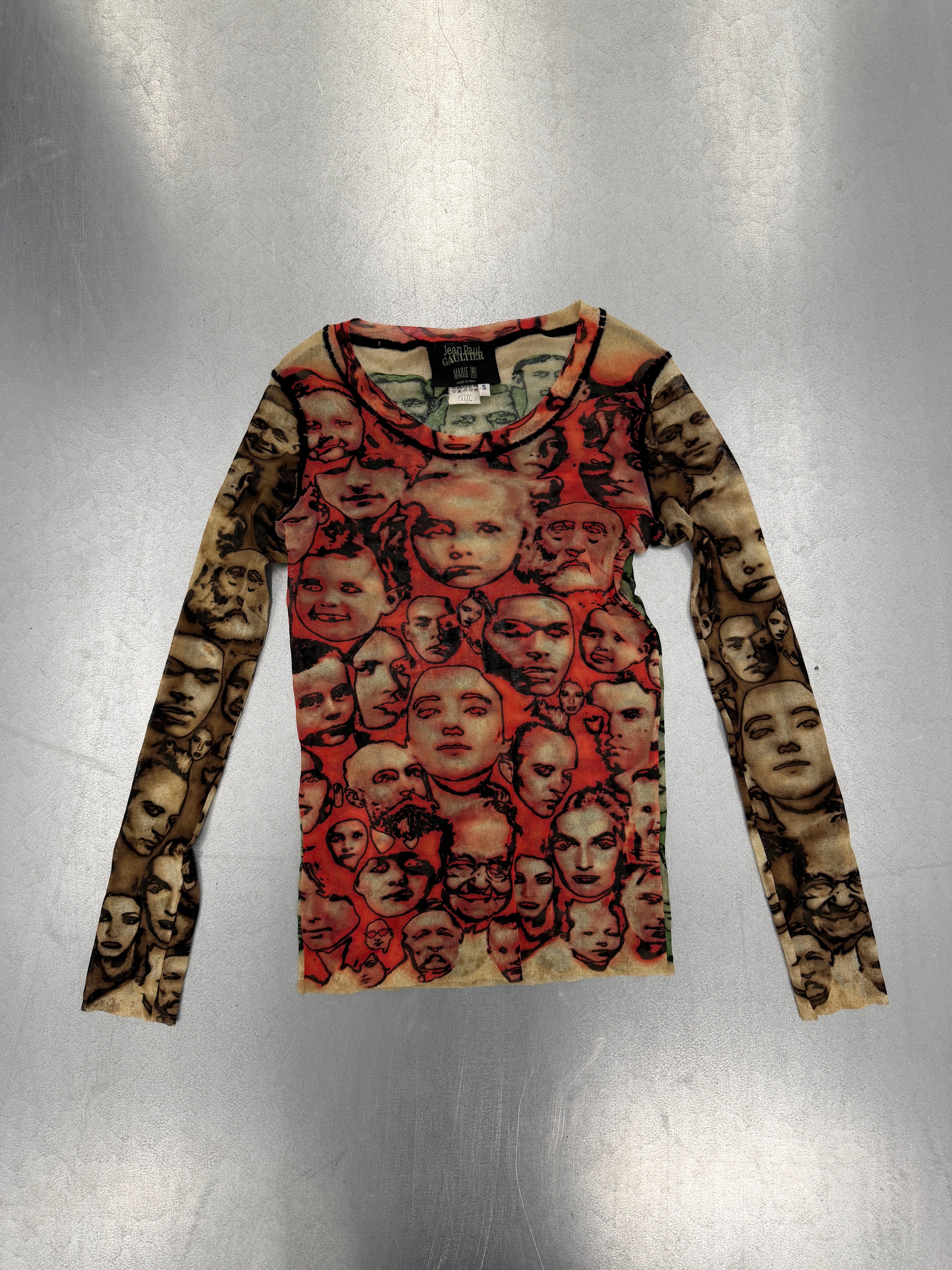 vintage jean paul gaultier mesh shirt