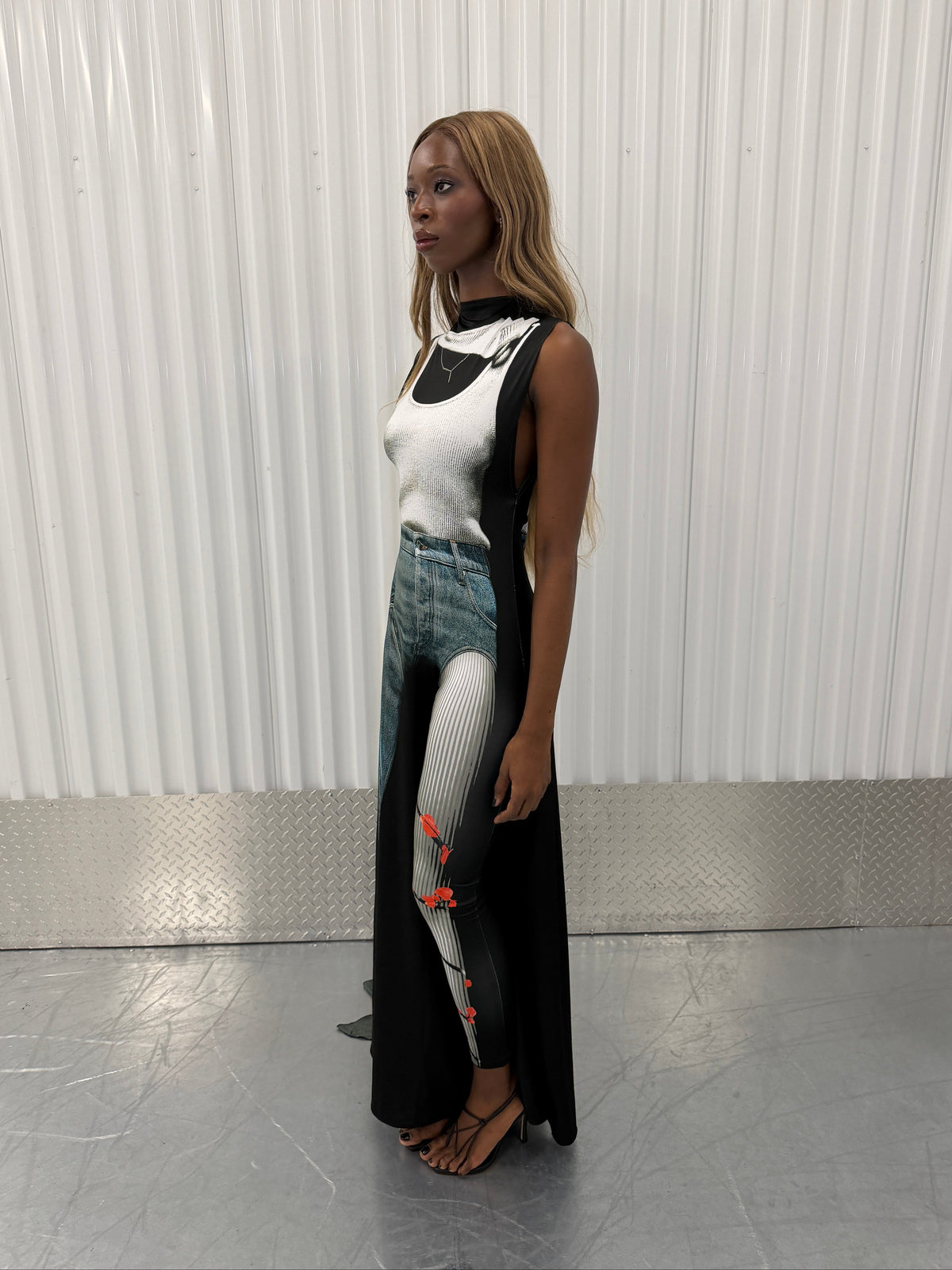 jean paul gaultier x y/project trompe l’œil gown