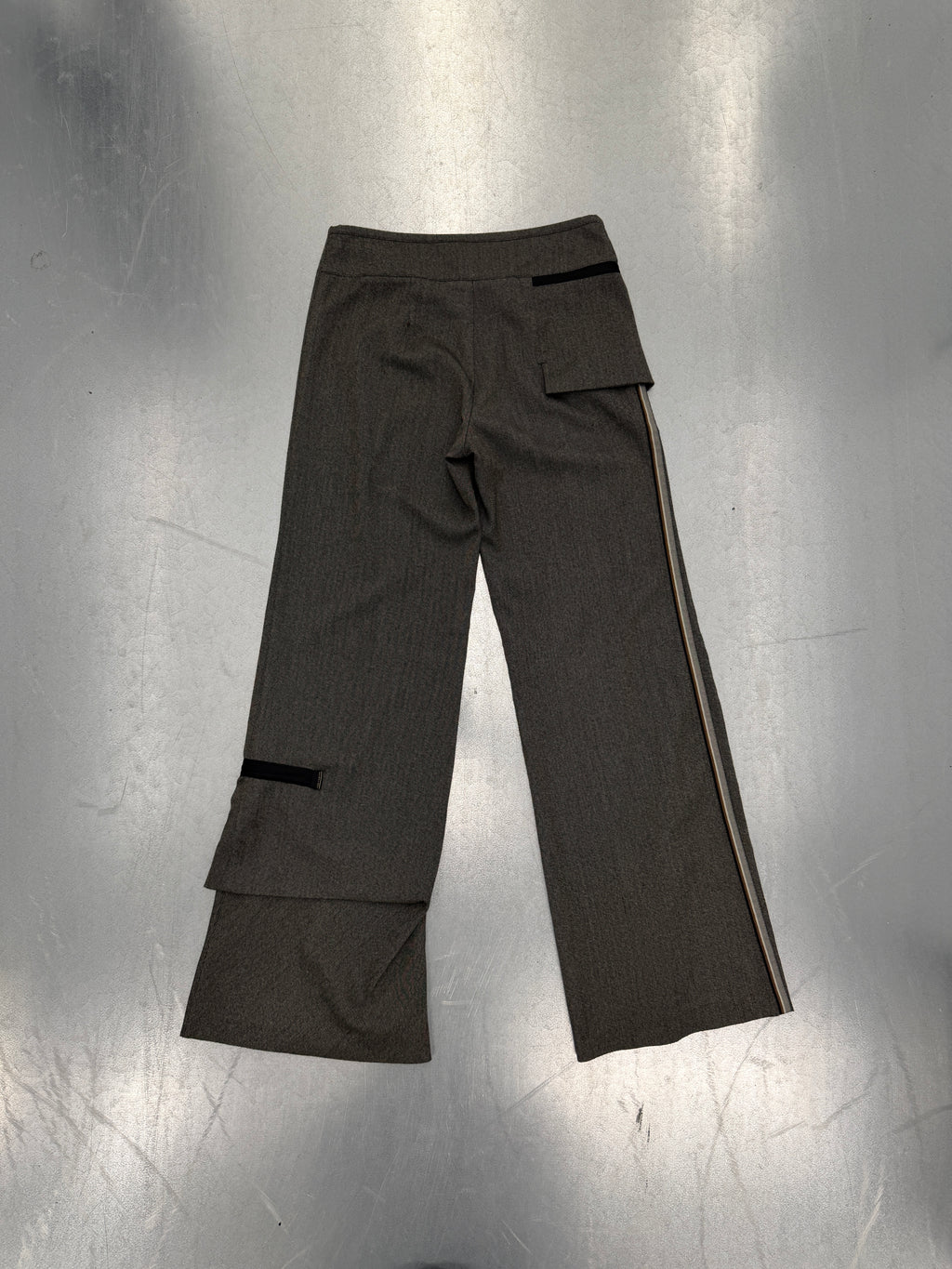 cop copine gray utility pants