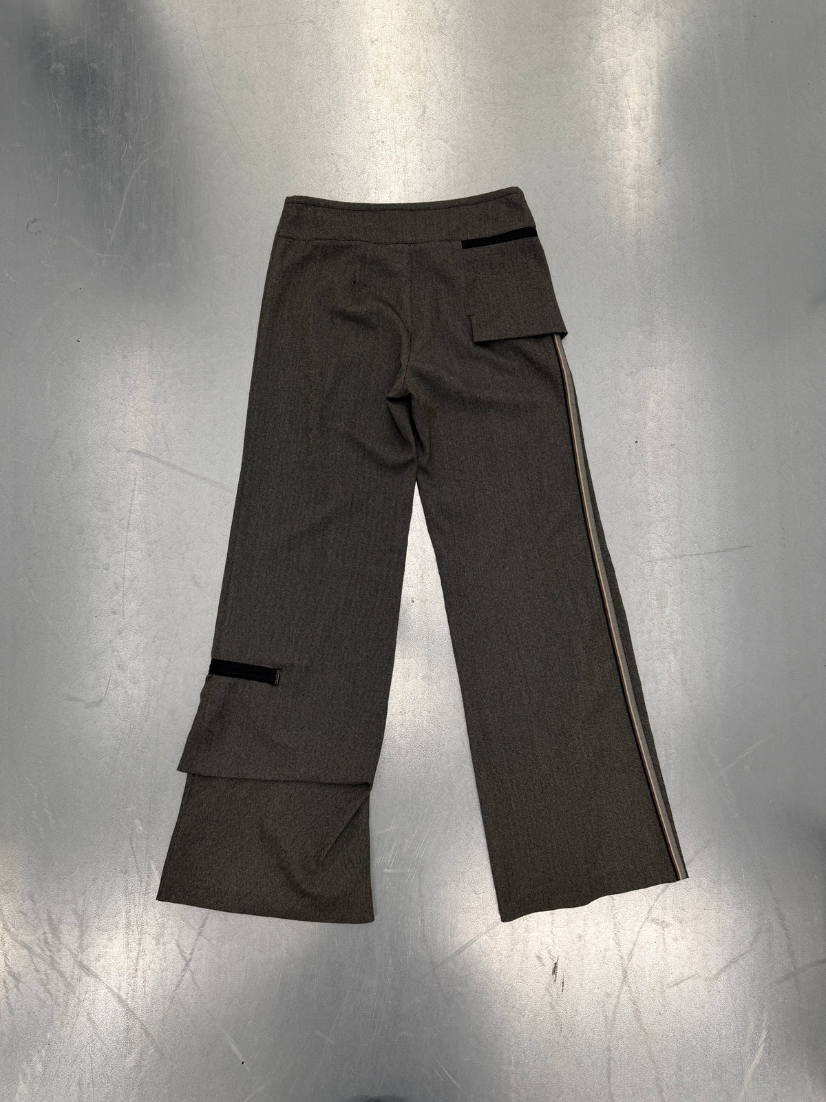 cop copine gray utility pants