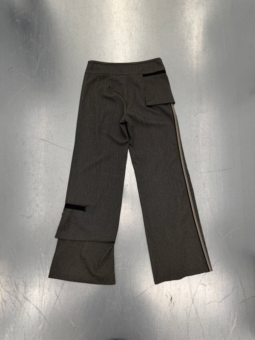 cop copine gray utility pants