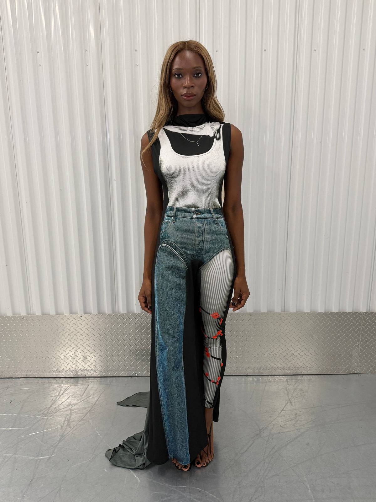 jean paul gaultier x y/project trompe l’œil gown