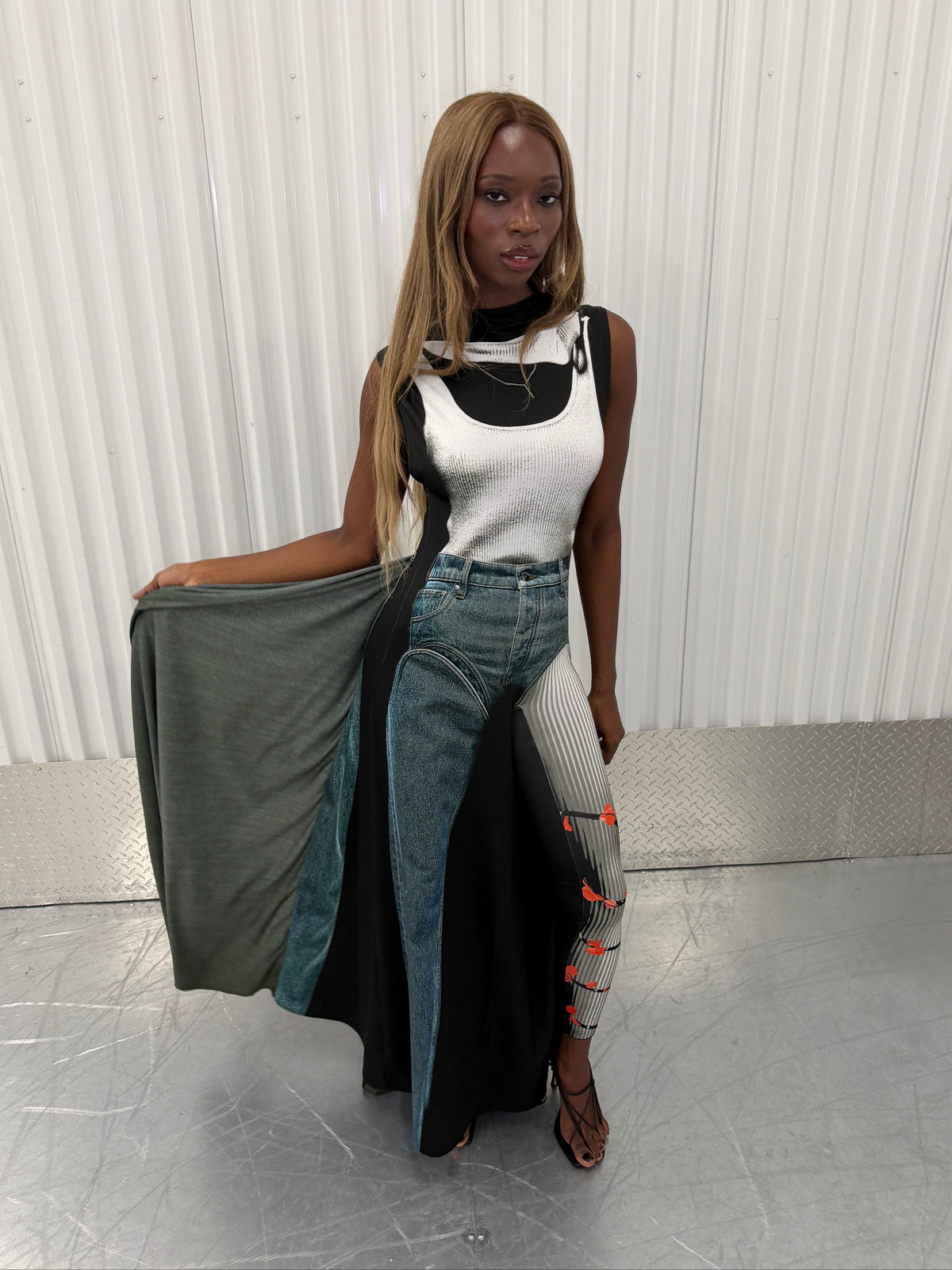 jean paul gaultier x y/project trompe l’œil gown