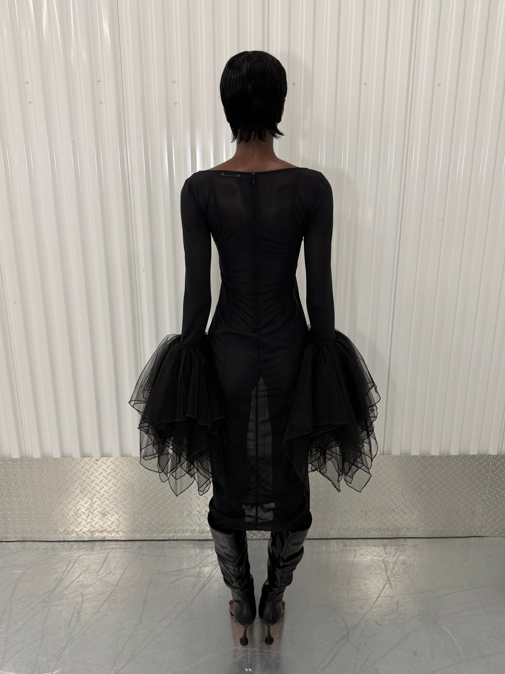 fancí club crow midi dress