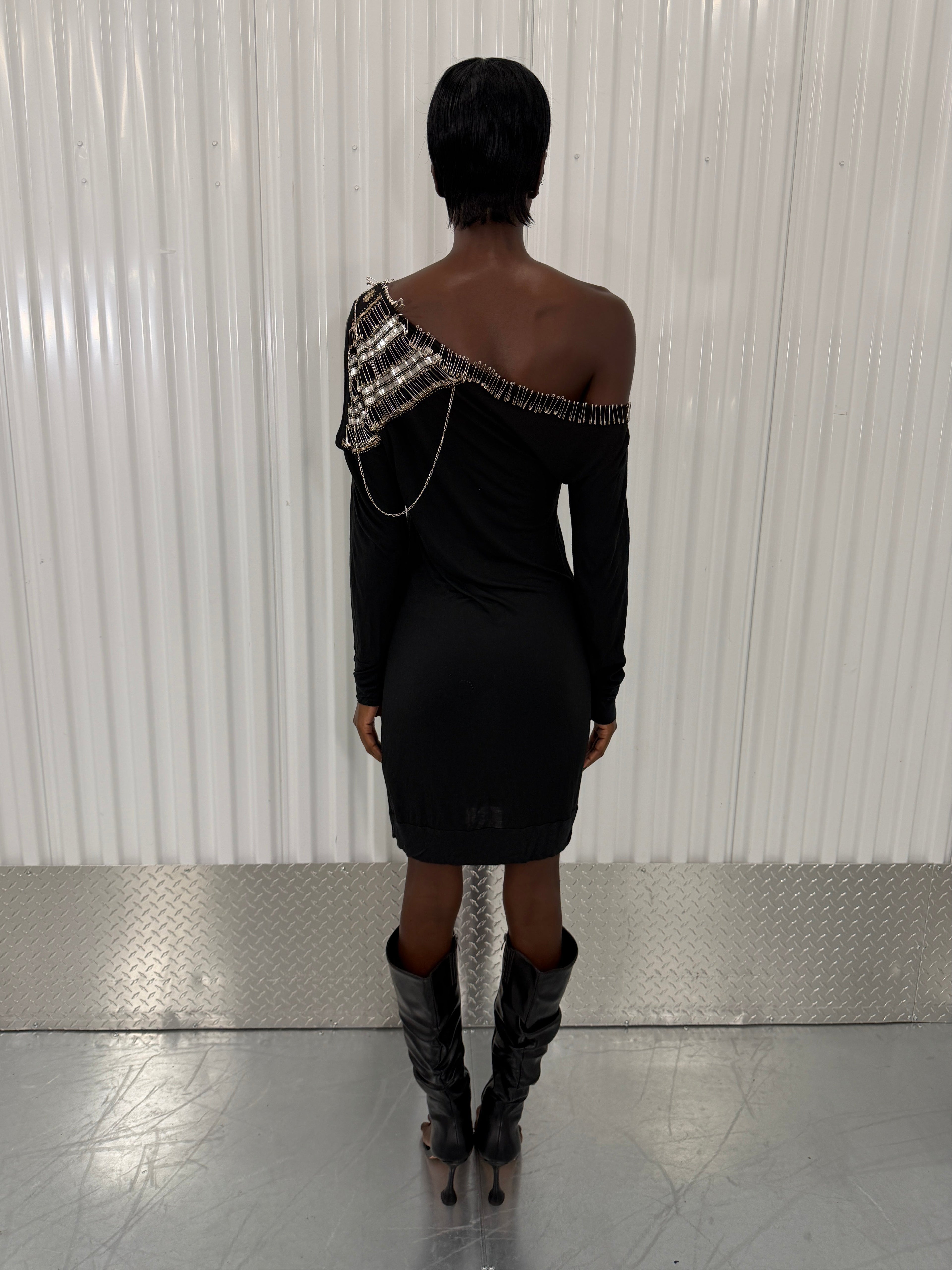 patrizia pepe safety pin dress – amado archive