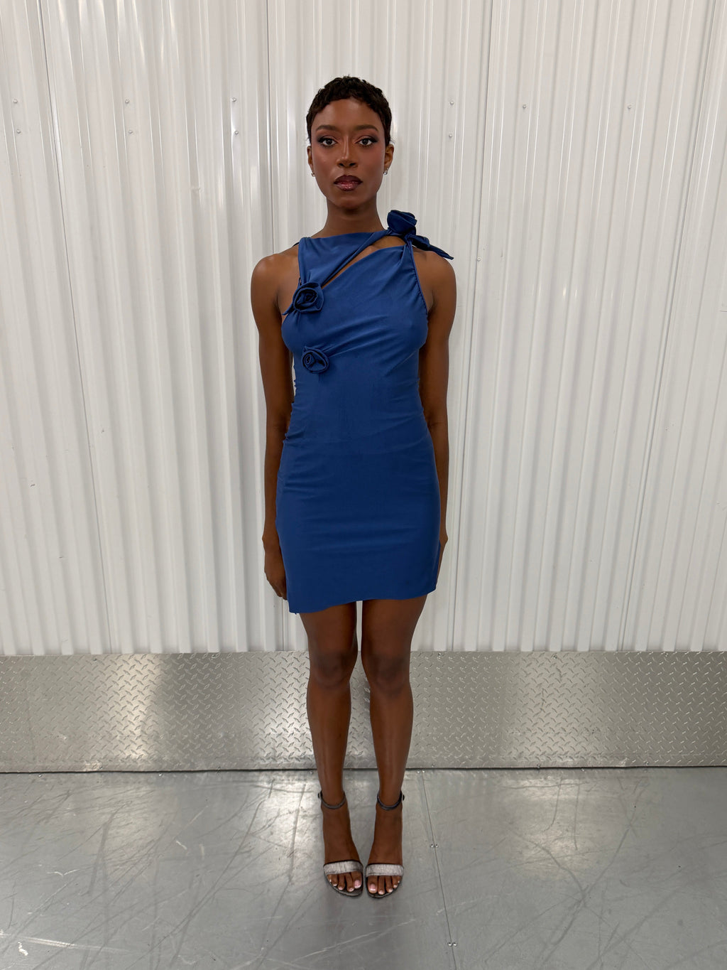 coperni flower mini dress