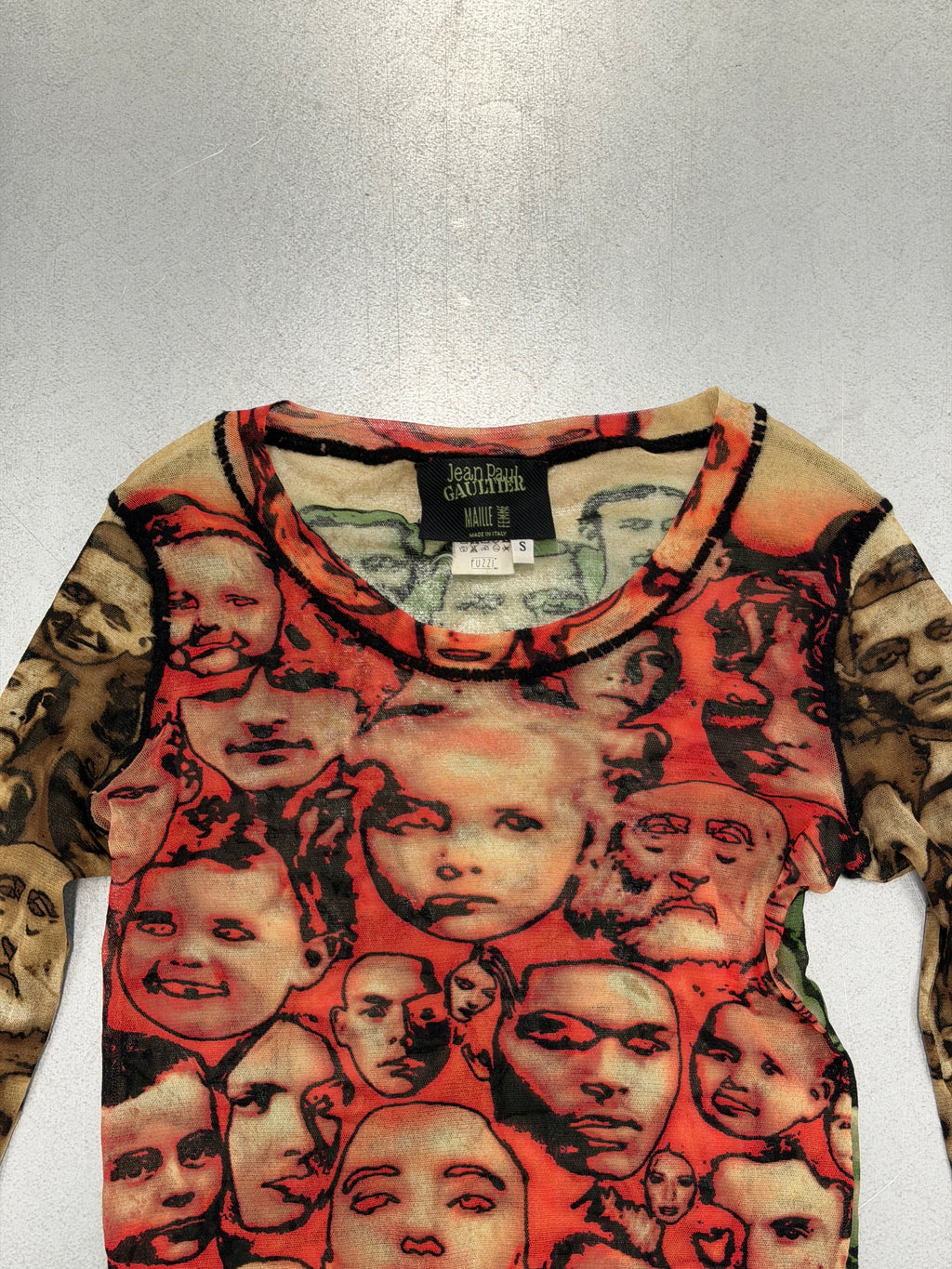 vintage jean paul gaultier mesh shirt