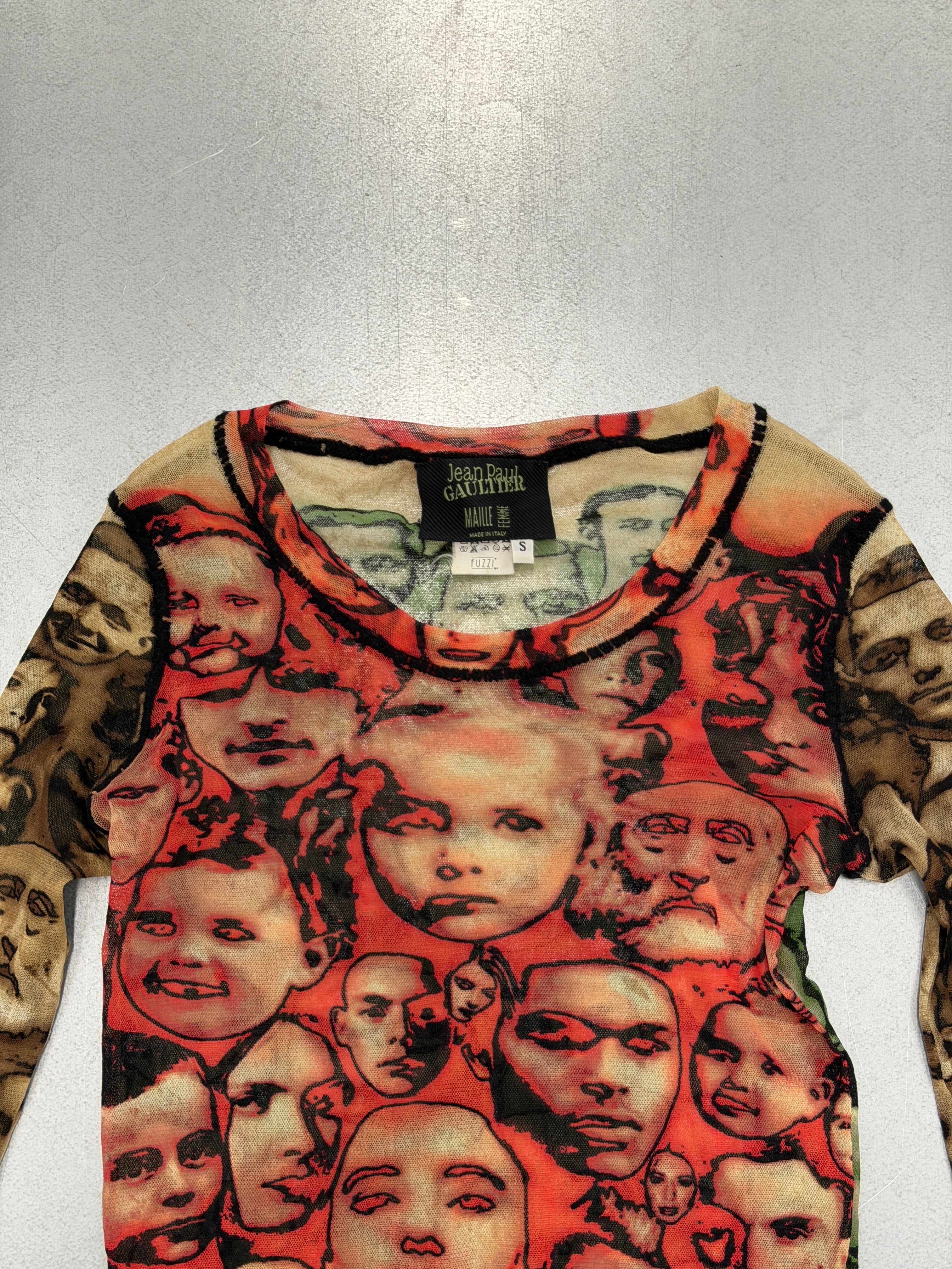 vintage jean paul gaultier mesh shirt