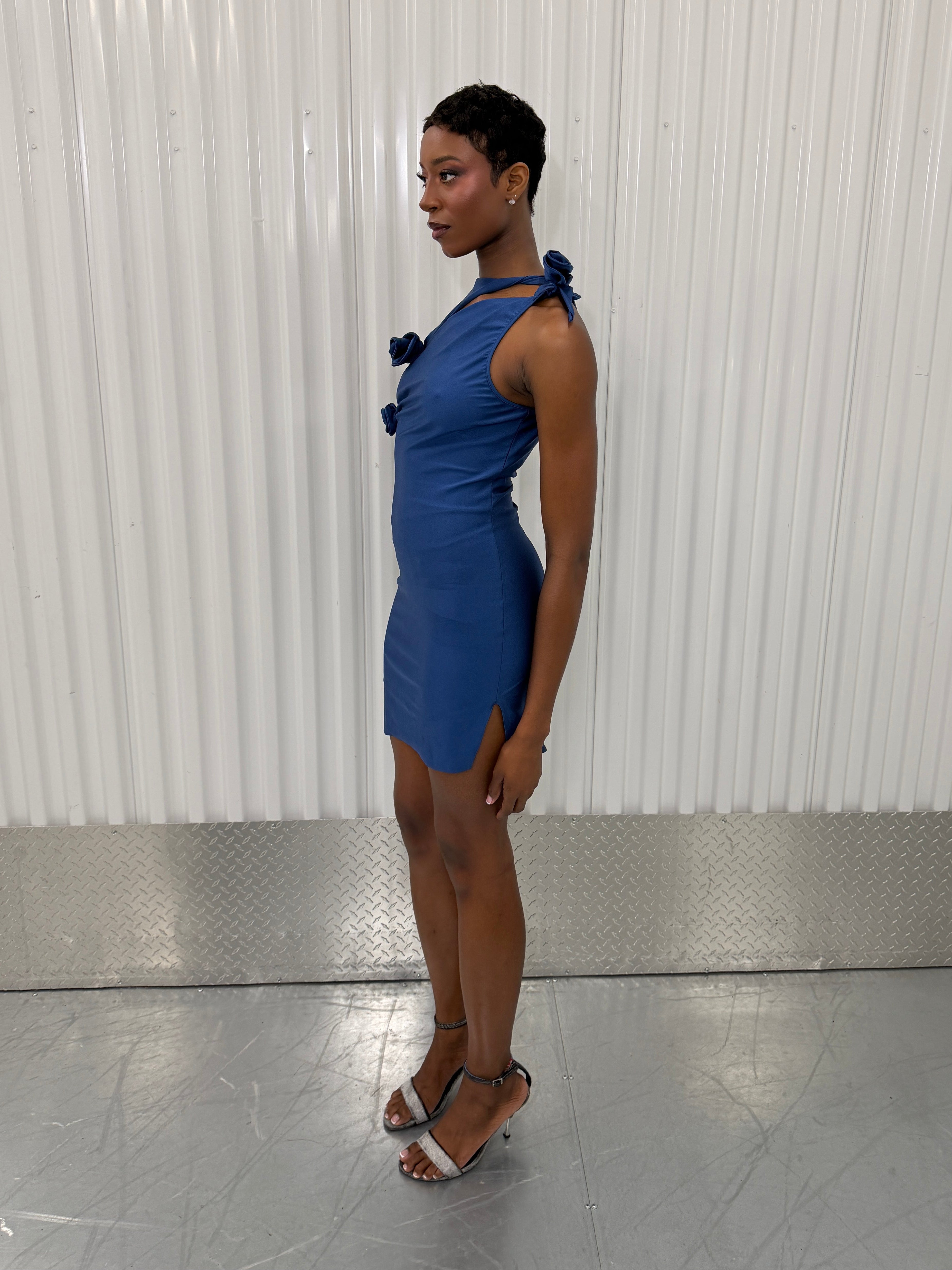 coperni flower mini dress