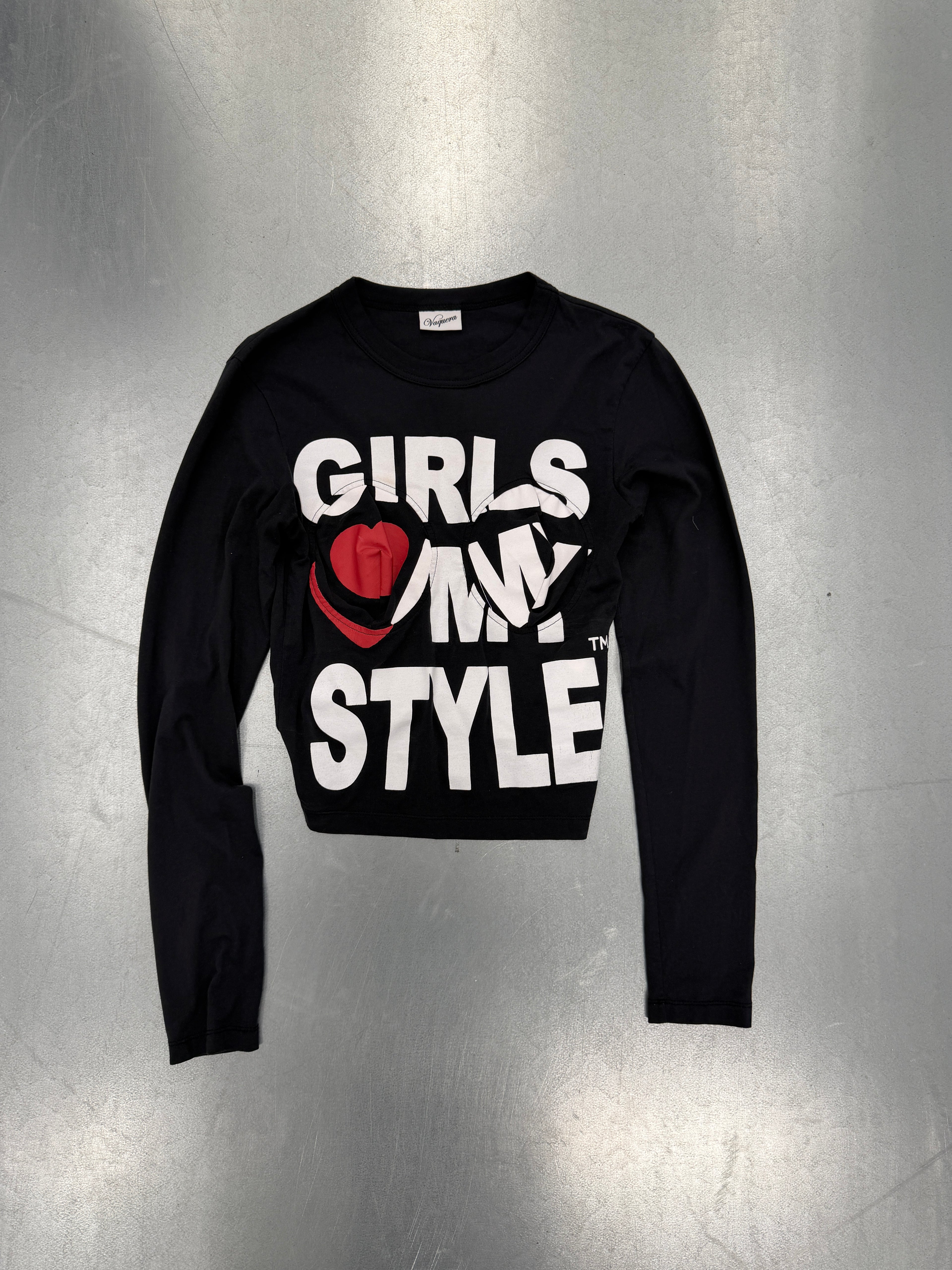 vaquera girls love my style top