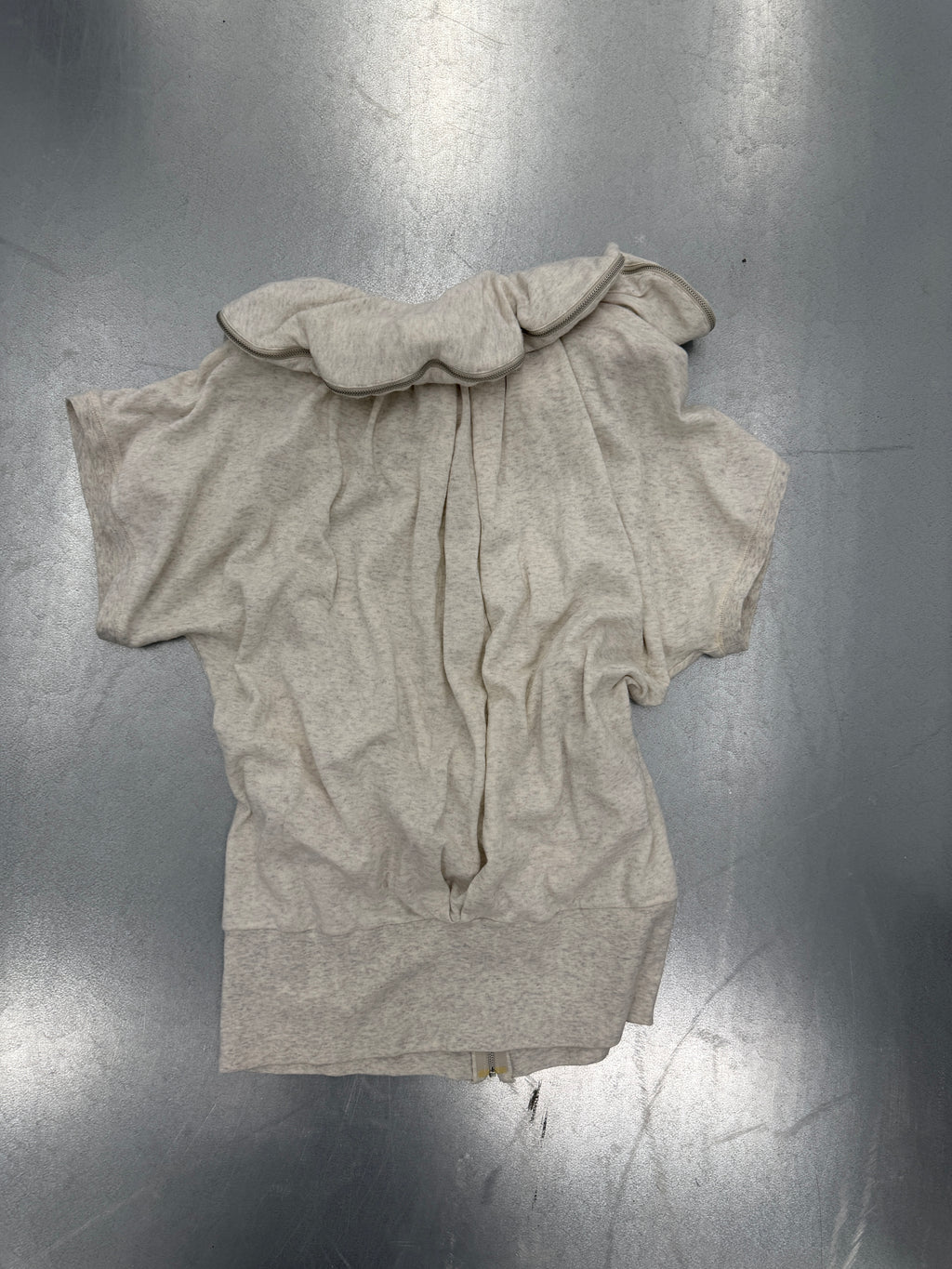 tsumori chisato zipper detail sweatshirt