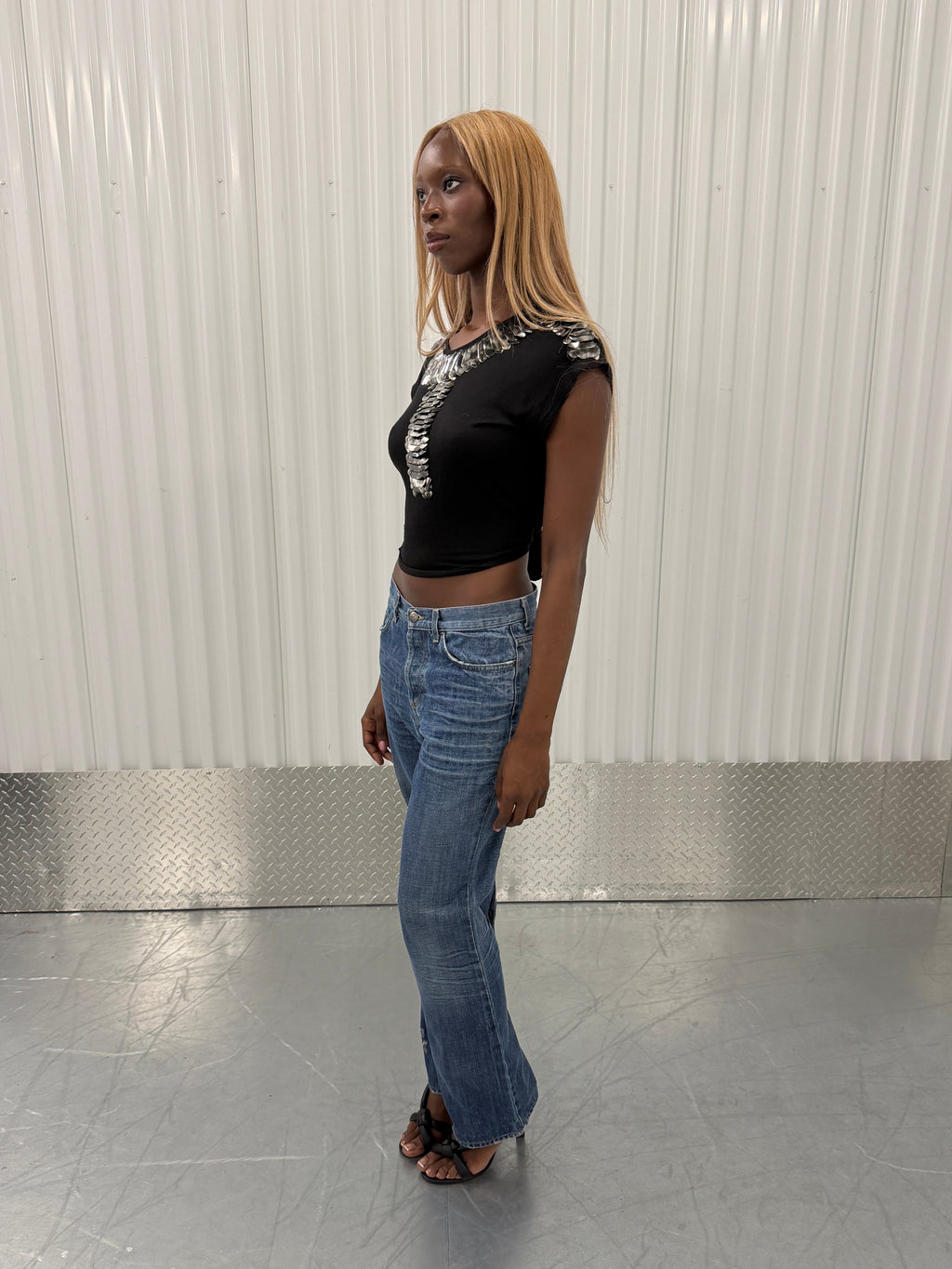 just cavalli embroidered jeans