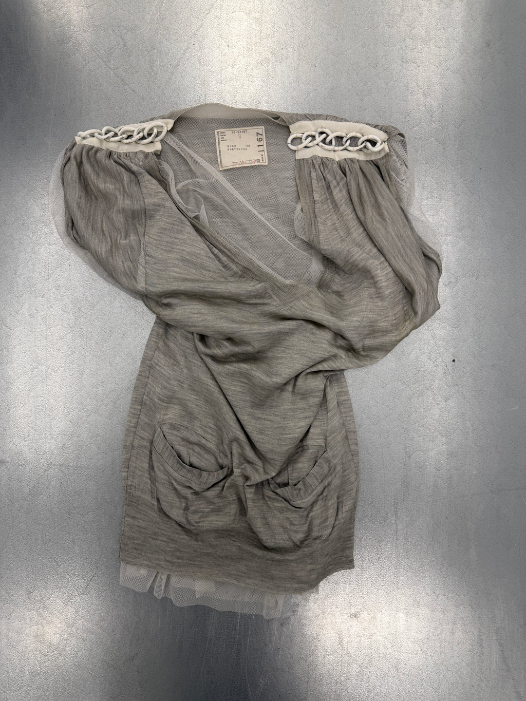 sacai luck sheer jersey blouse