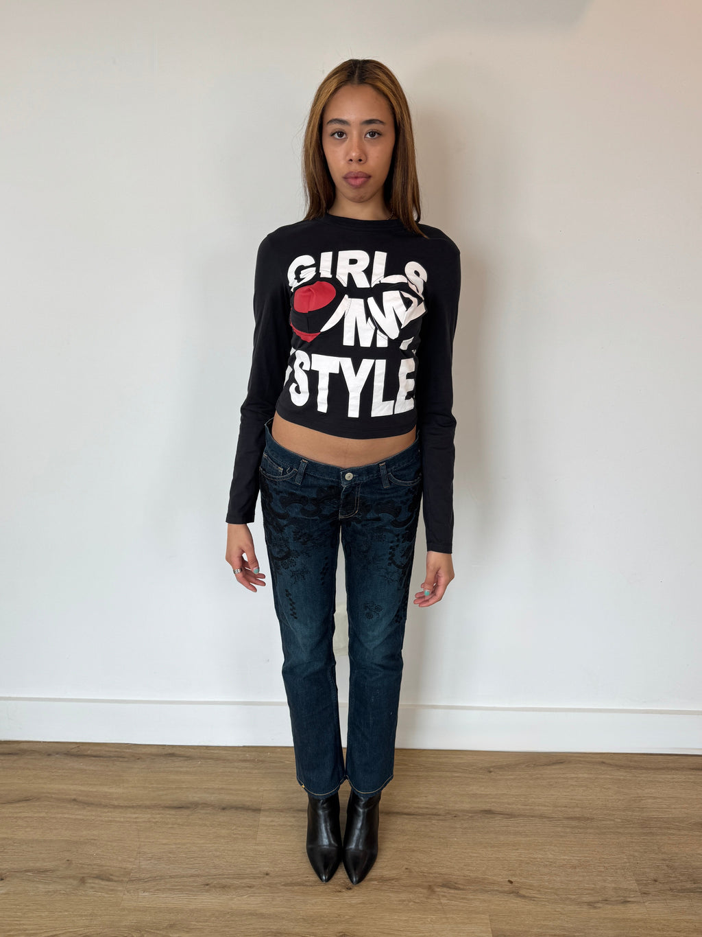 vaquera girls love my style top