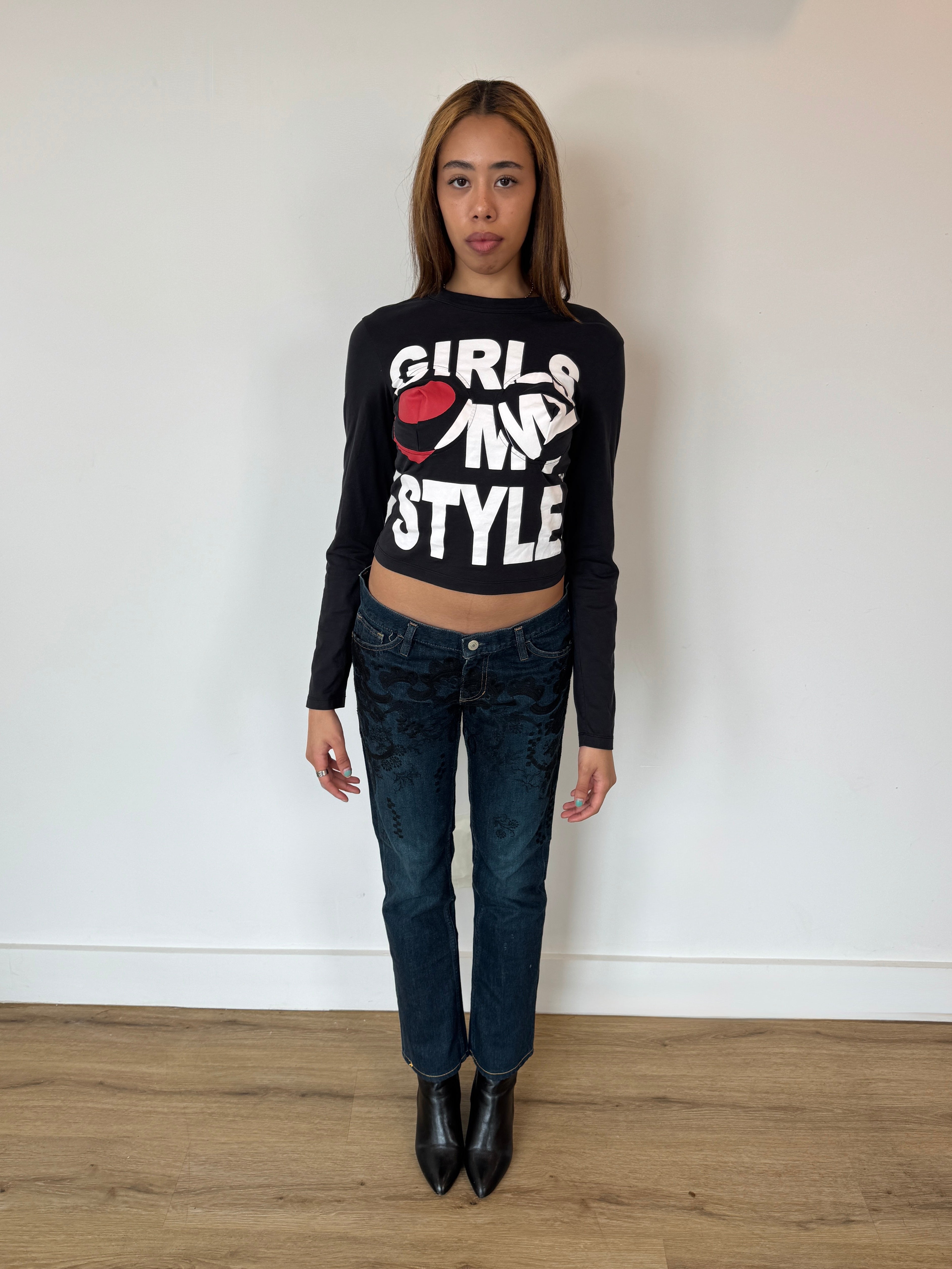 vaquera girls love my style top