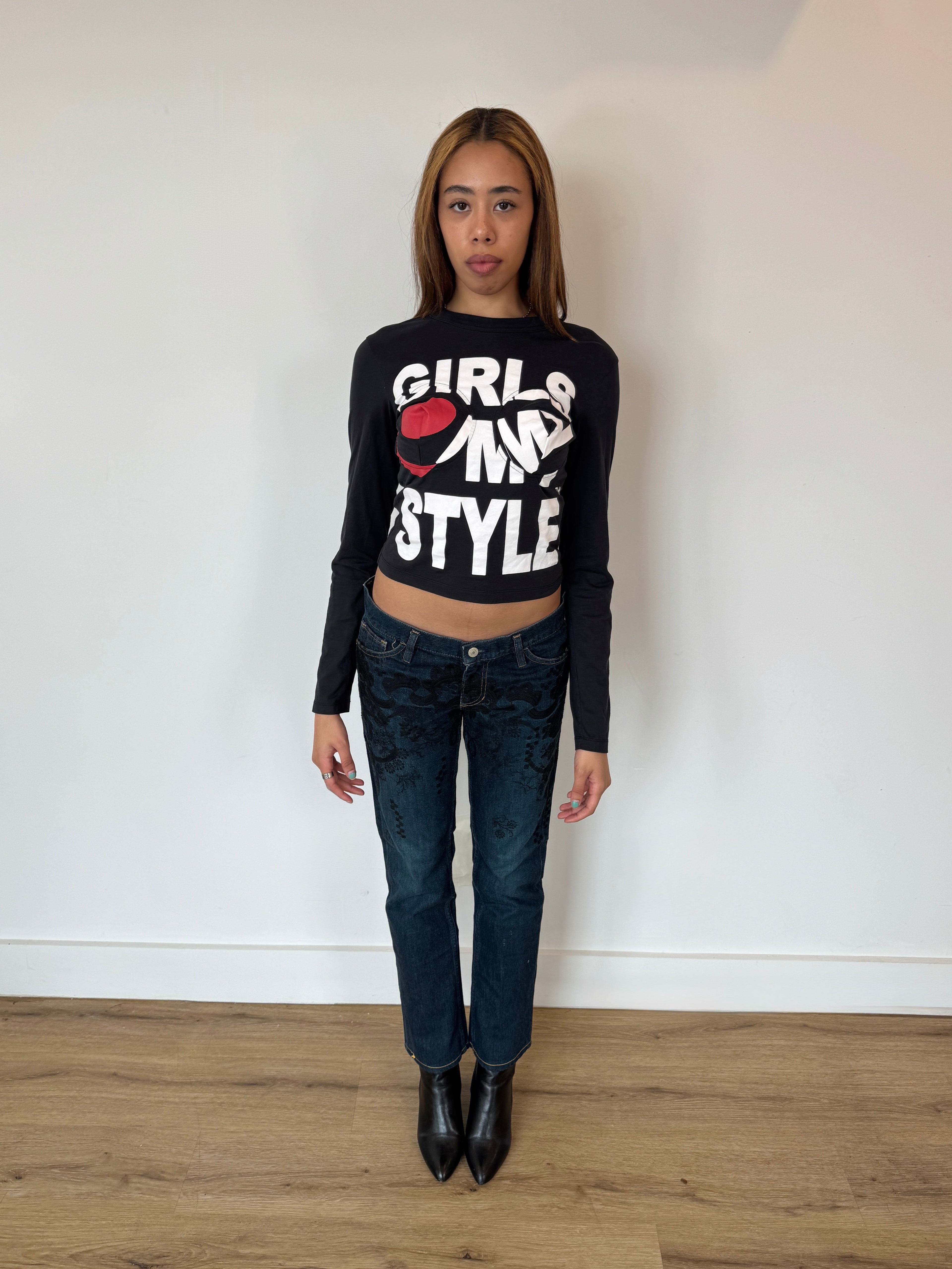 vaquera girls love my style top