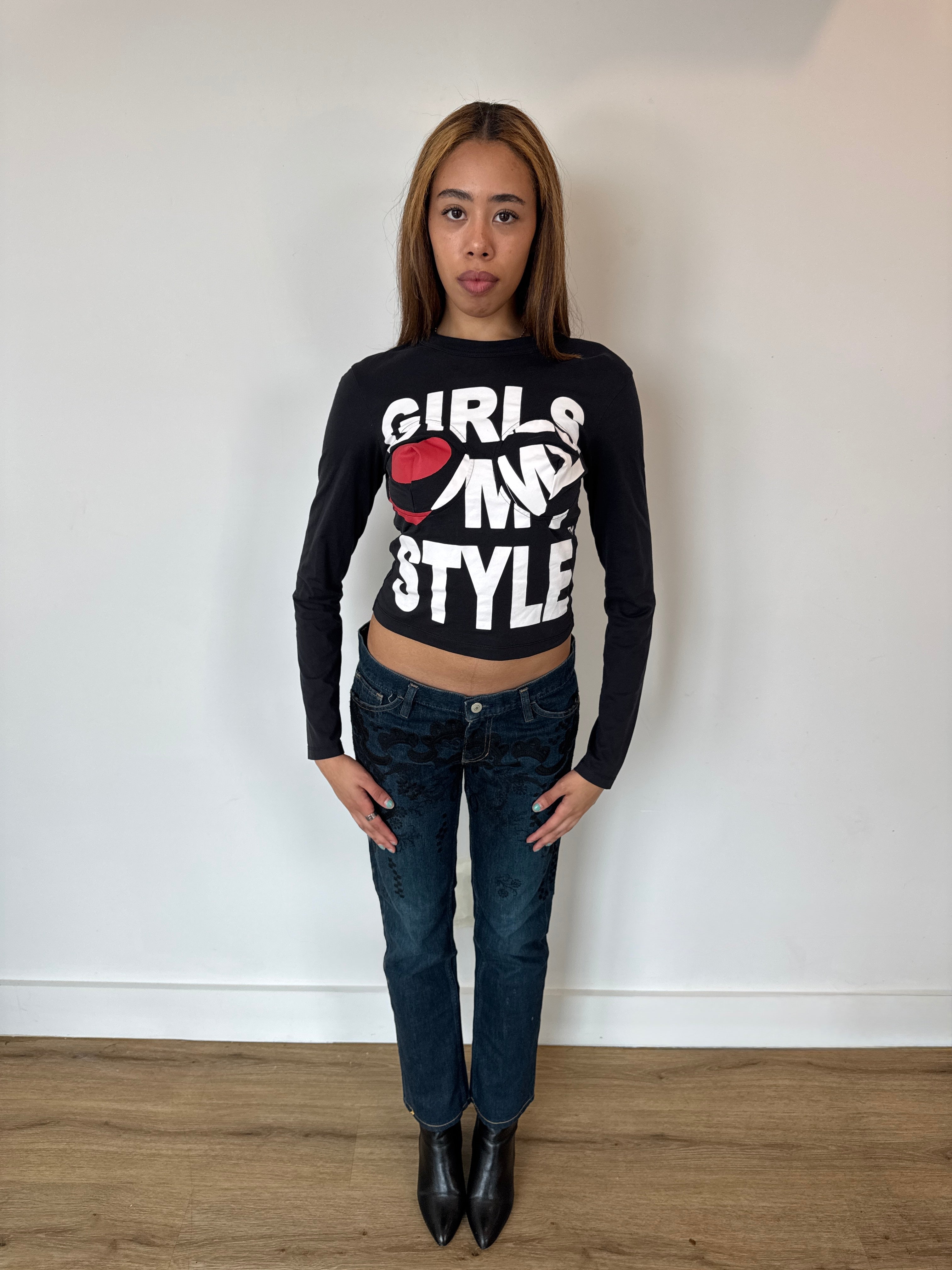 vaquera girls love my style top