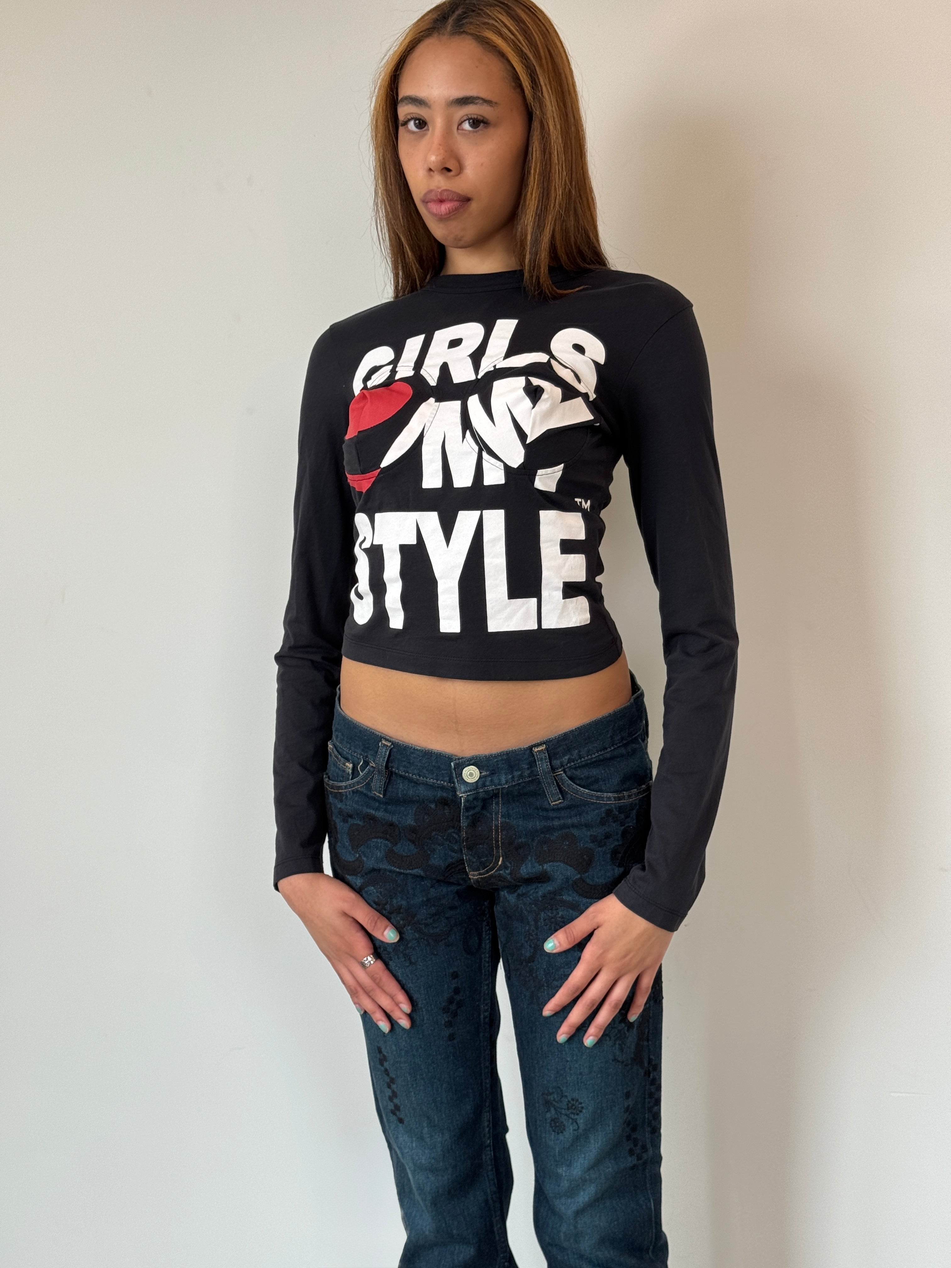 vaquera girls love my style top