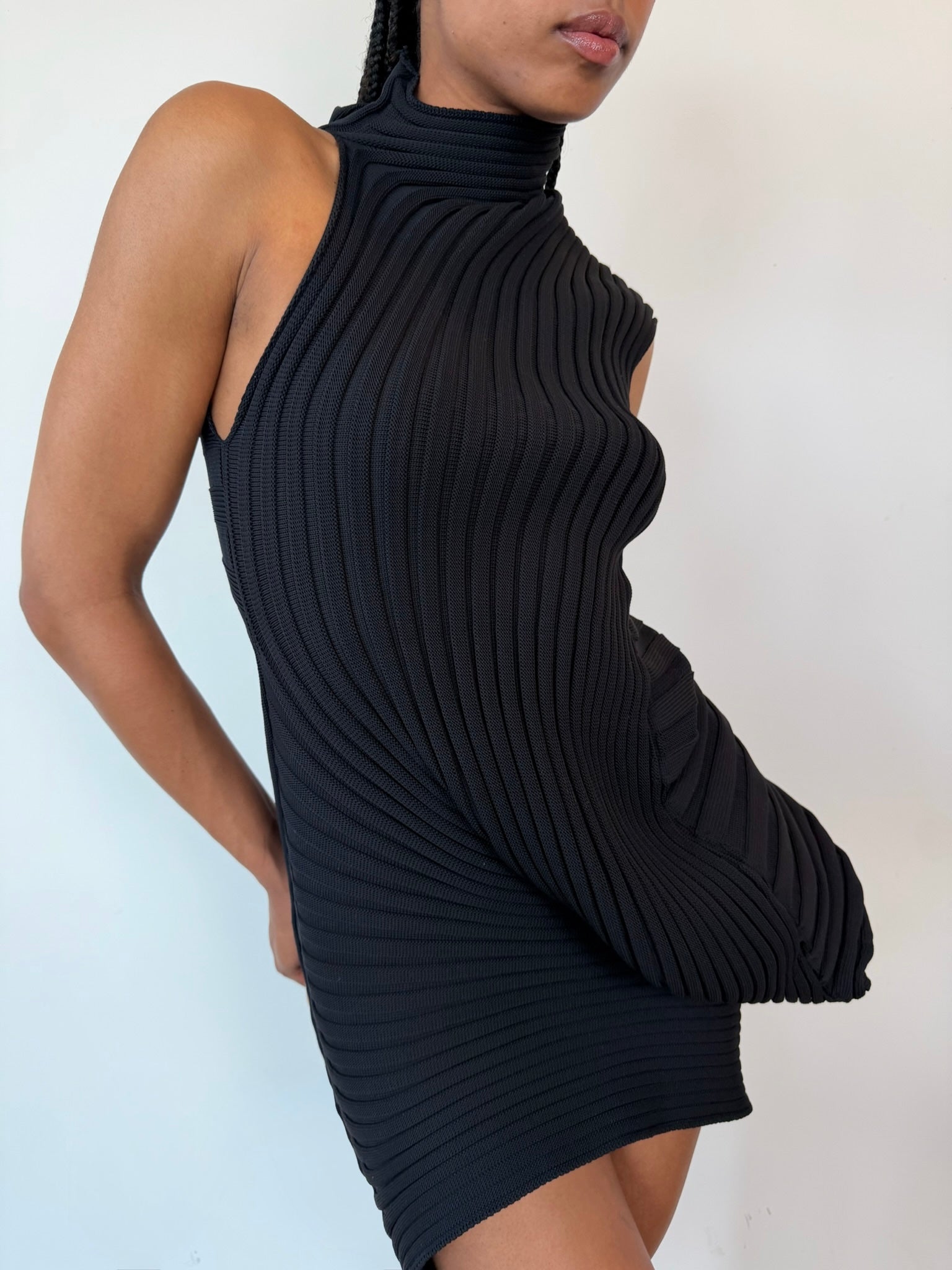 issey miyake knit as it is dress
