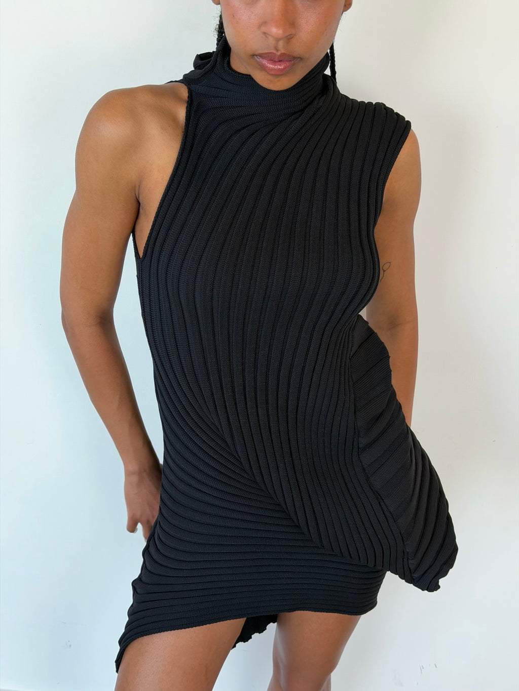 issey miyake knit as it is dress