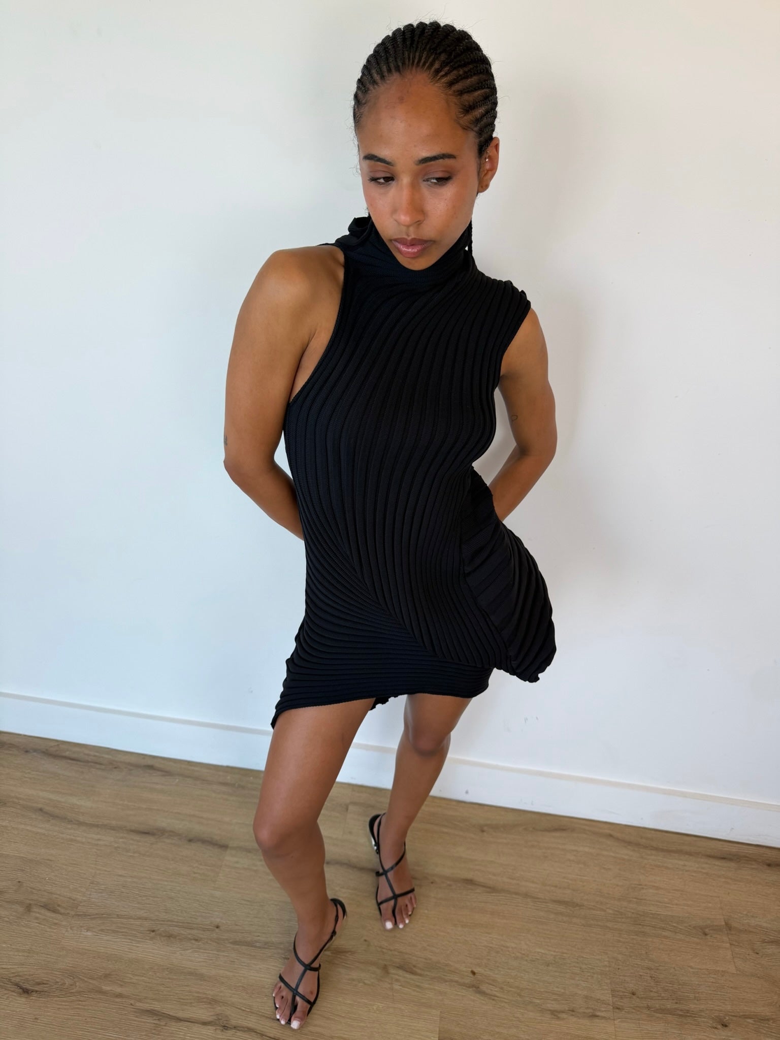 issey miyake knit as it is dress
