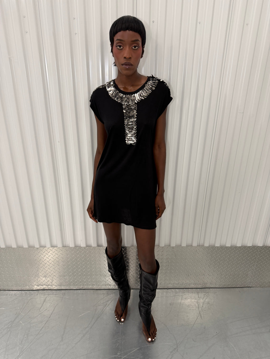 givenchy embellished tshirt dress
