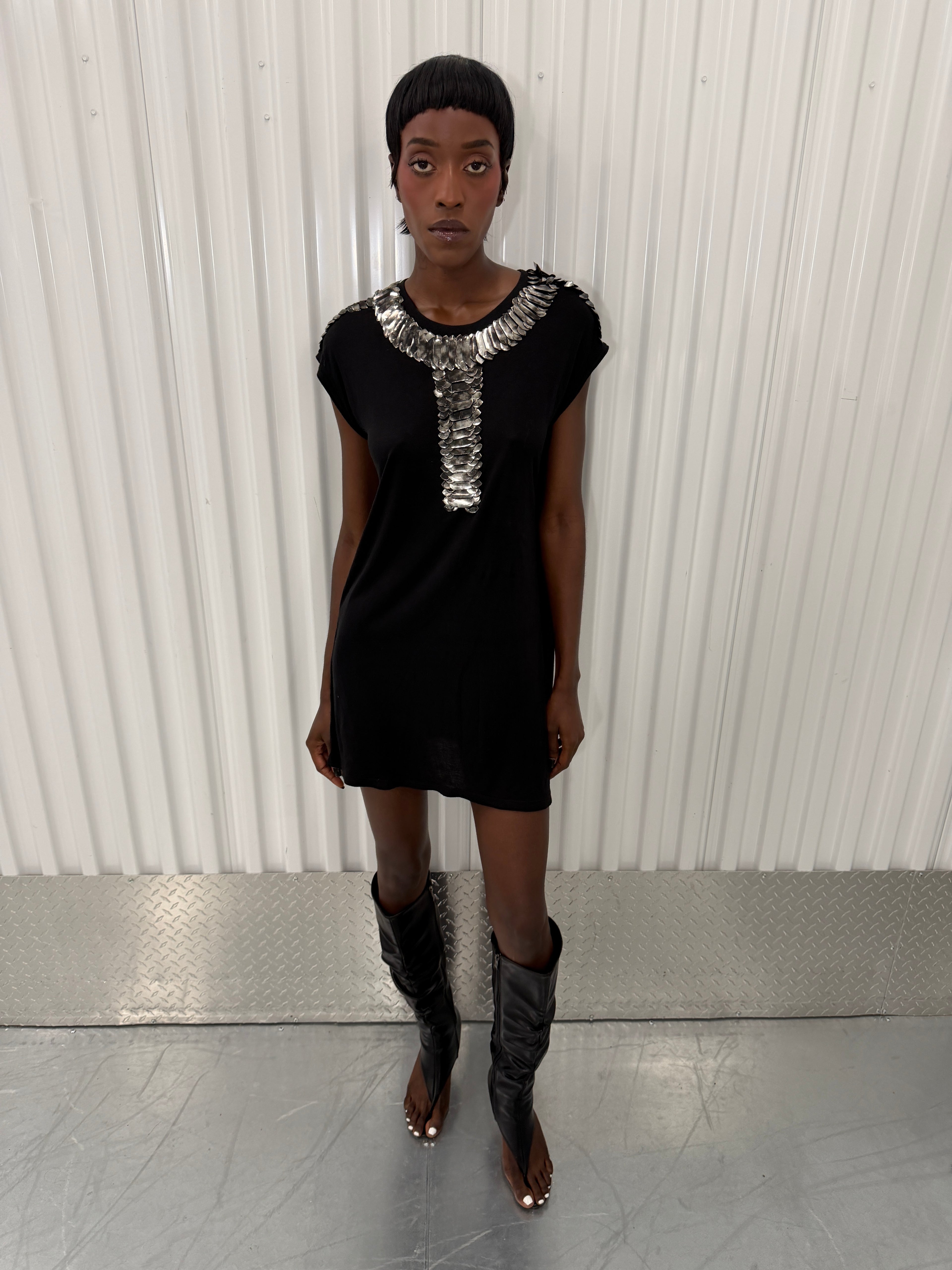 givenchy embellished tshirt dress