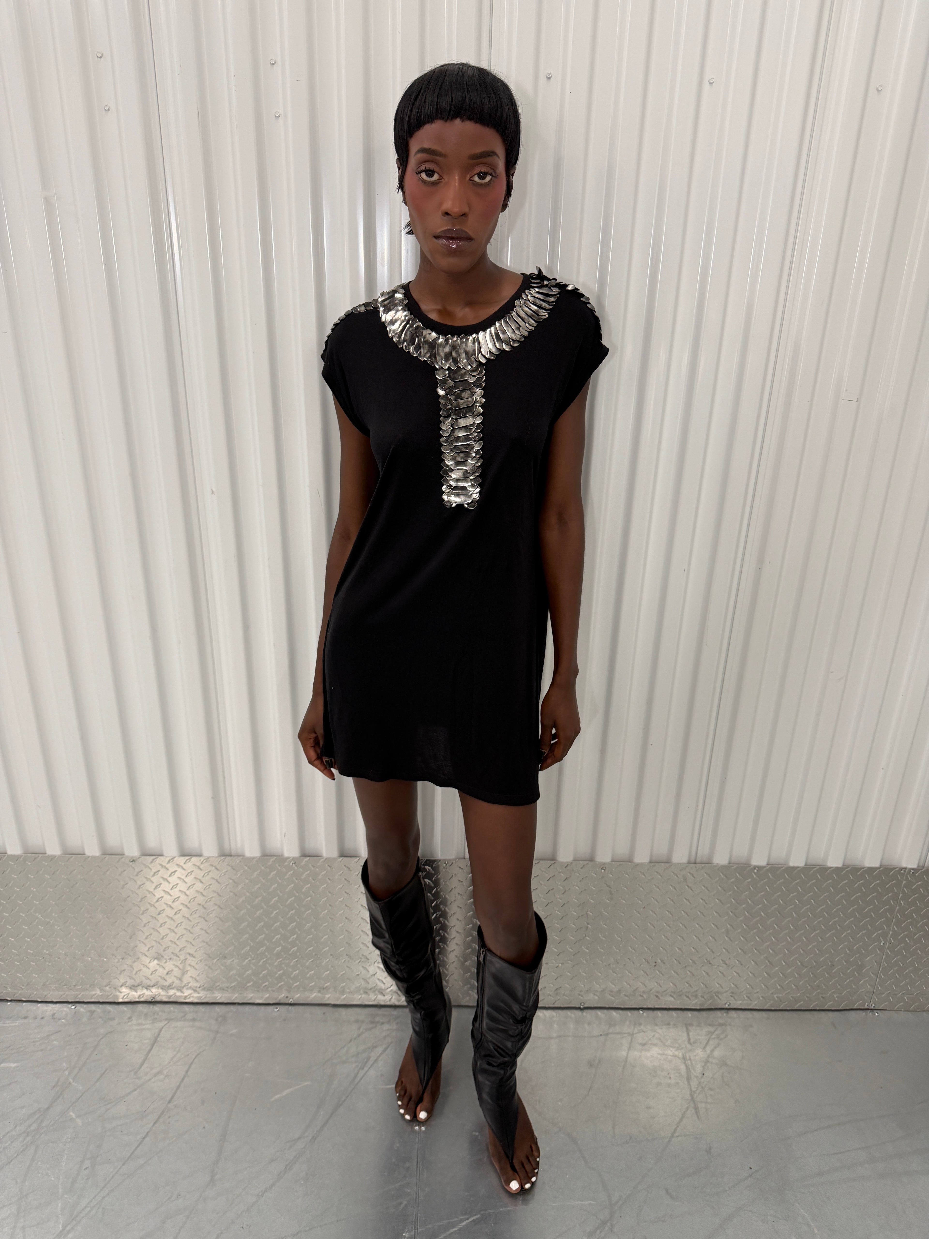 givenchy embellished tshirt dress