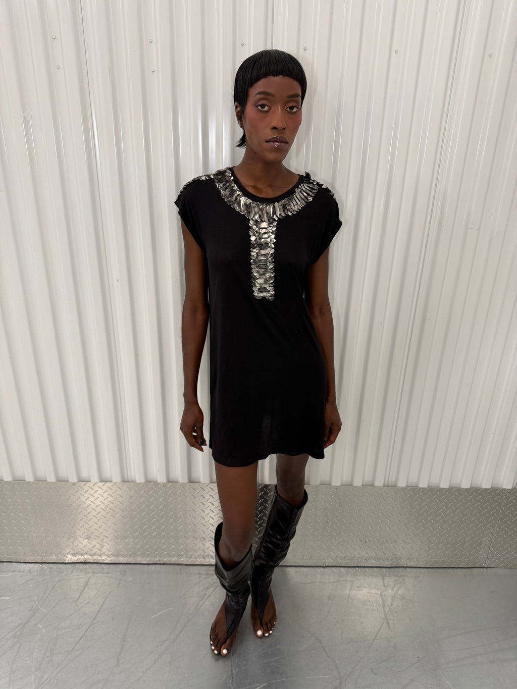 givenchy embellished tshirt dress