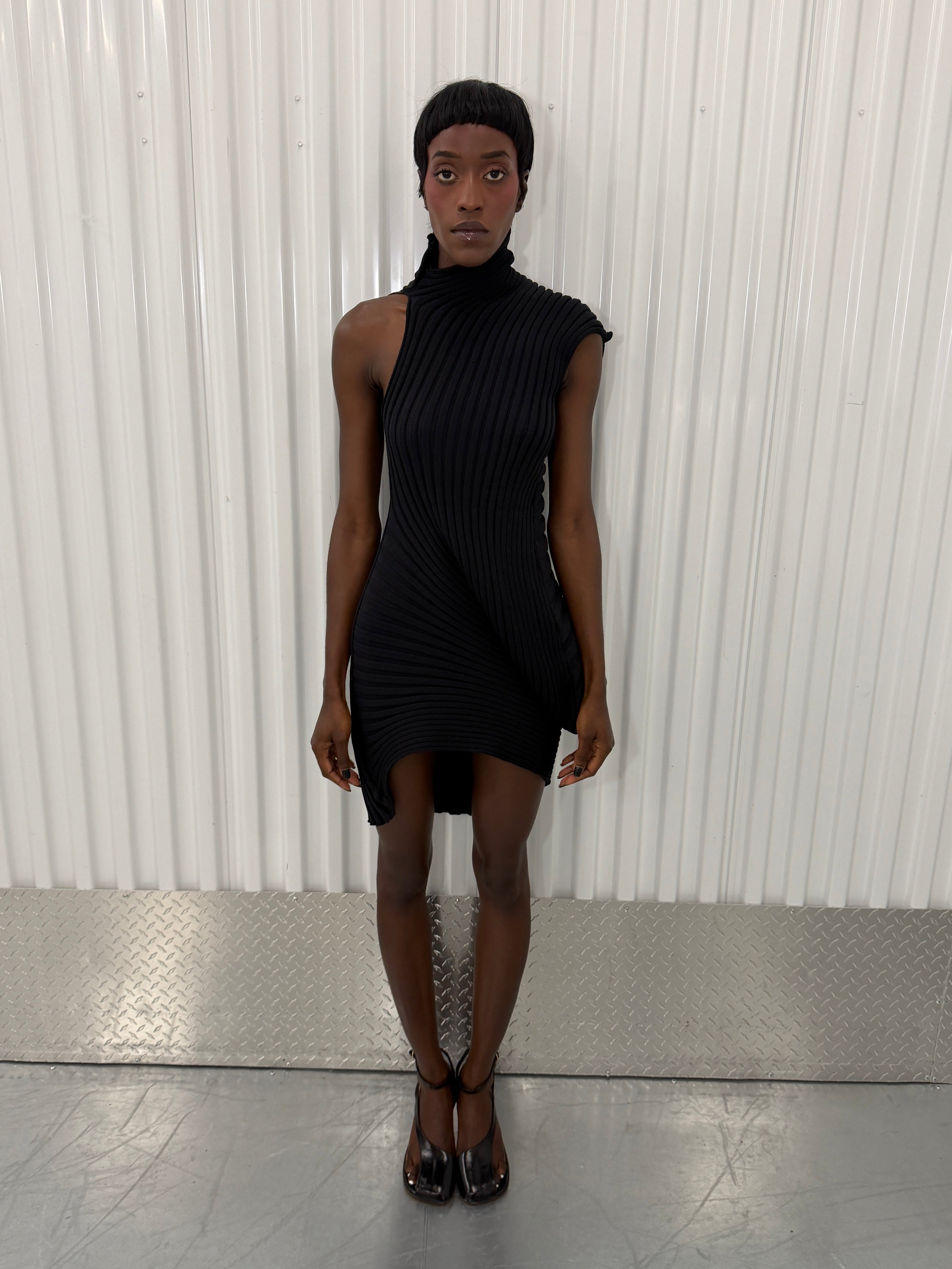 issey miyake knit as it is dress