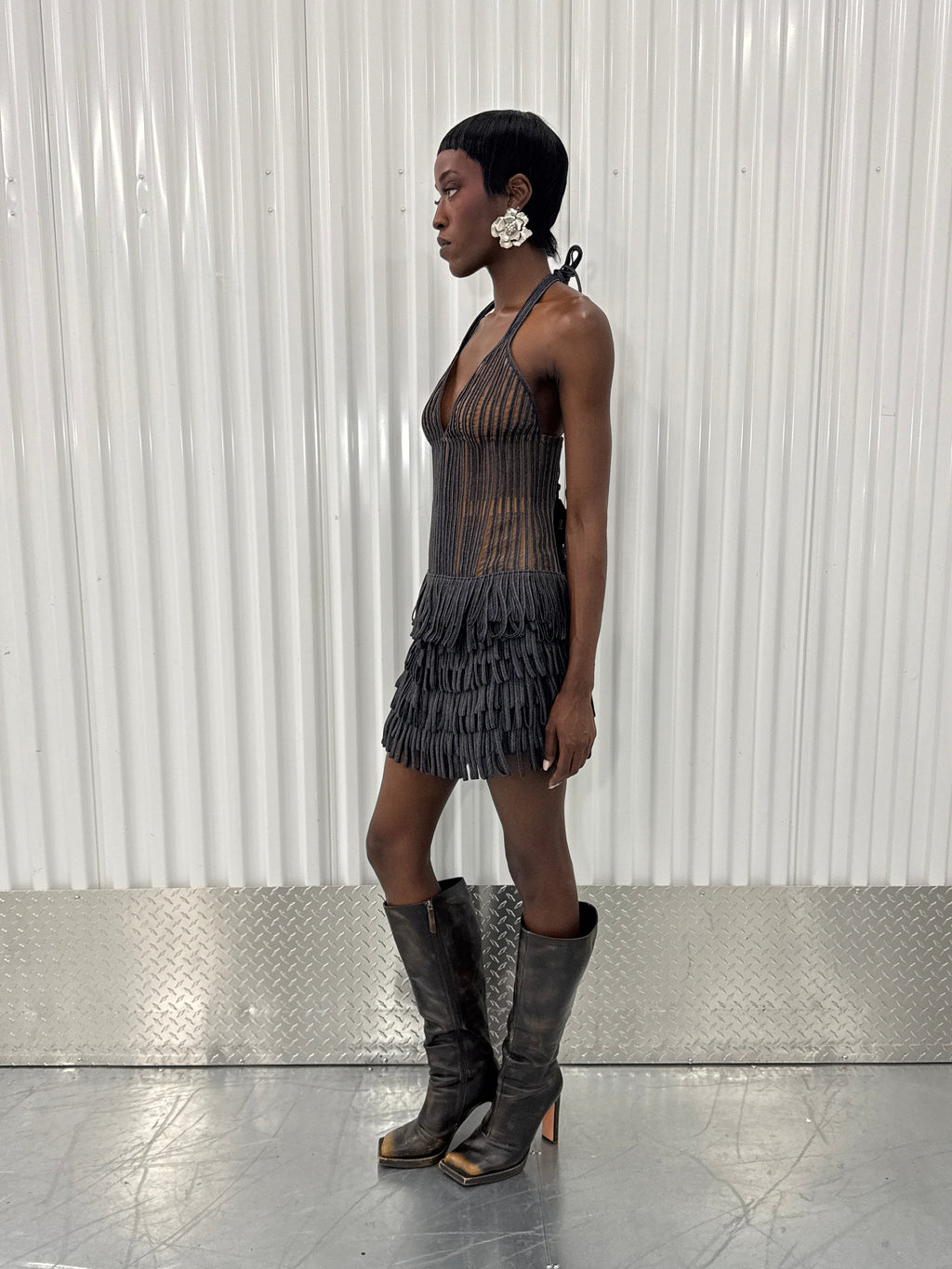 igdalyah denim corset top