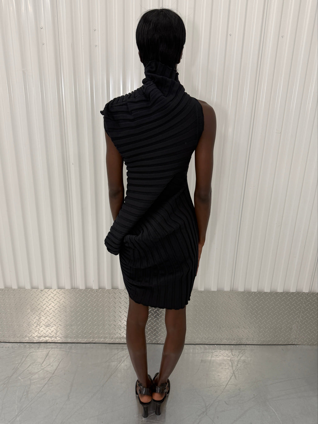 issey miyake knit as it is dress