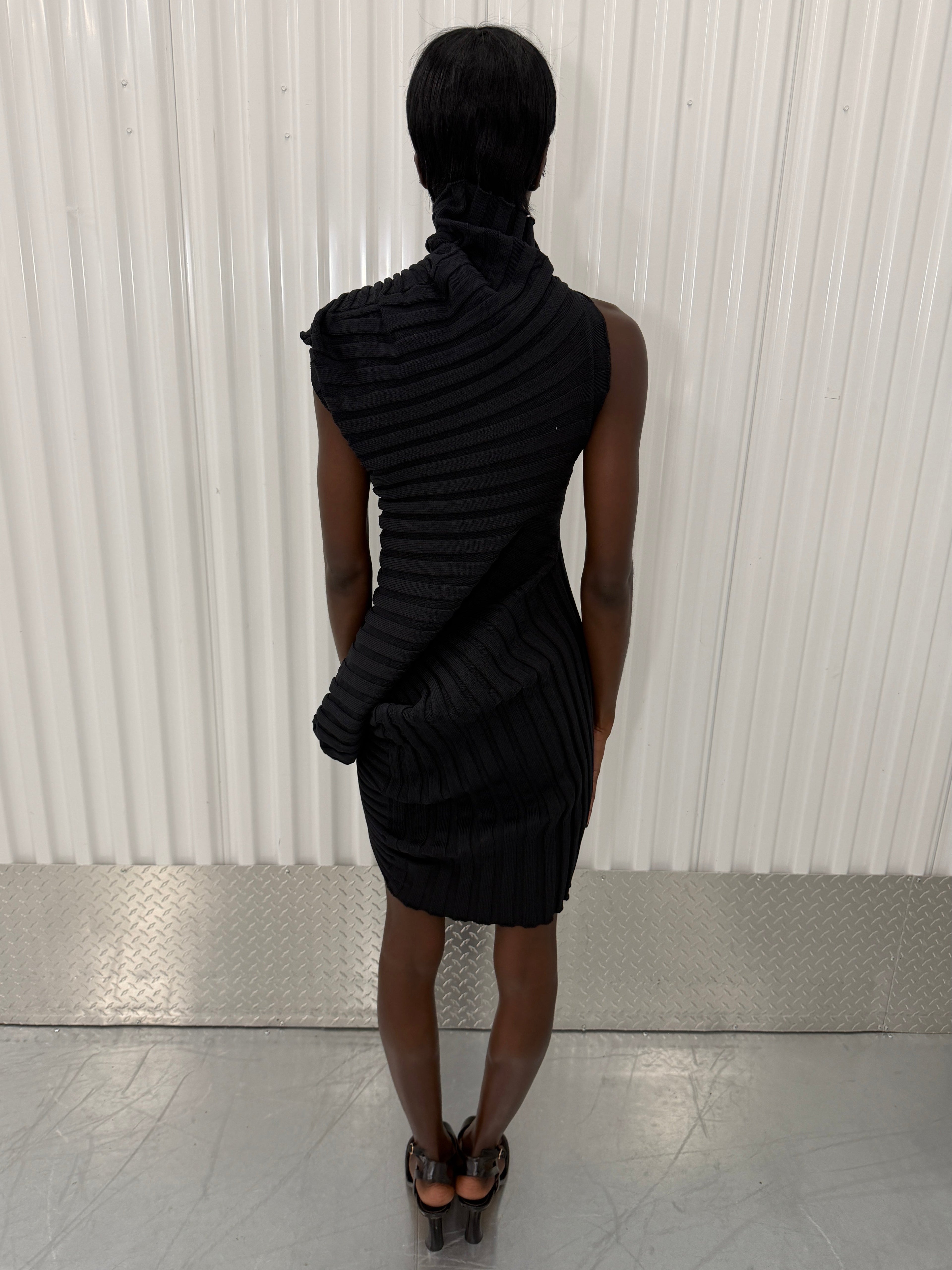 issey miyake knit as it is dress