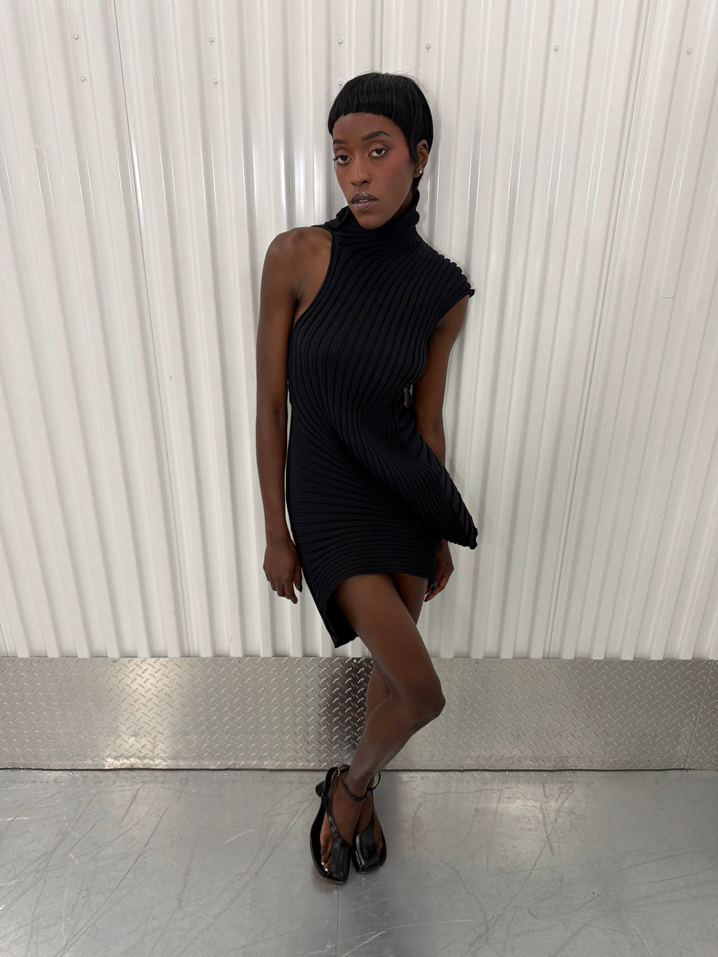 issey miyake knit as it is dress