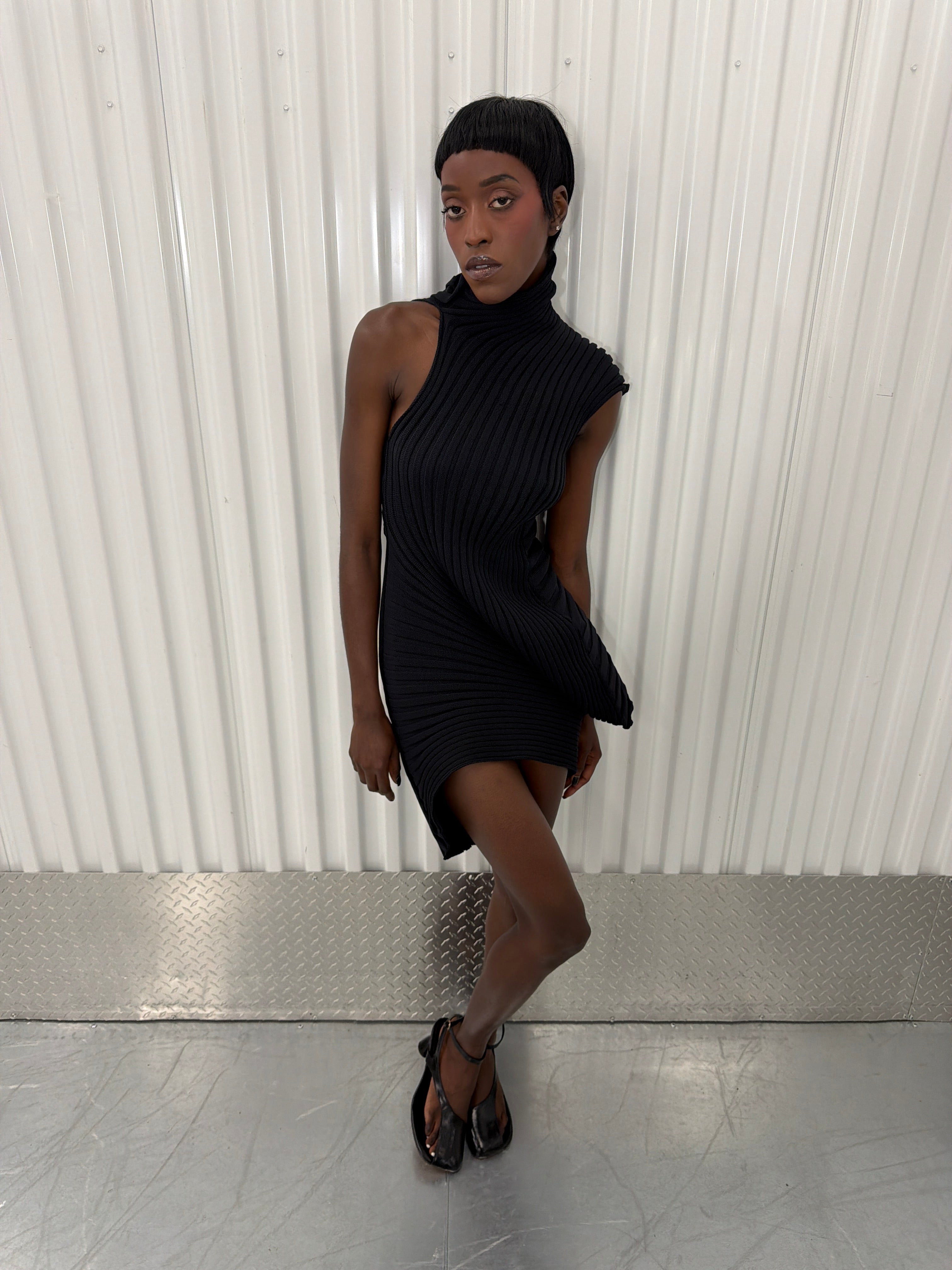 issey miyake knit as it is dress