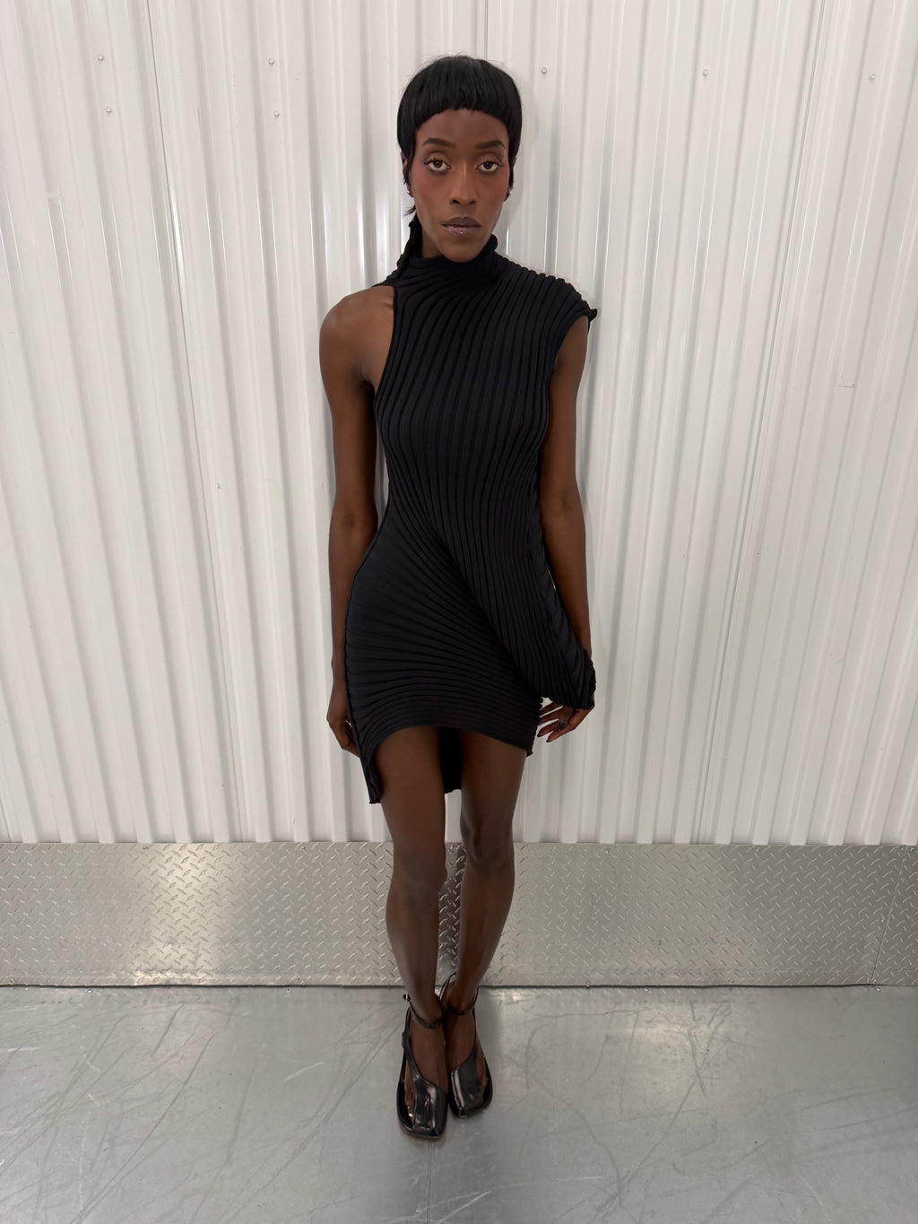 issey miyake knit as it is dress