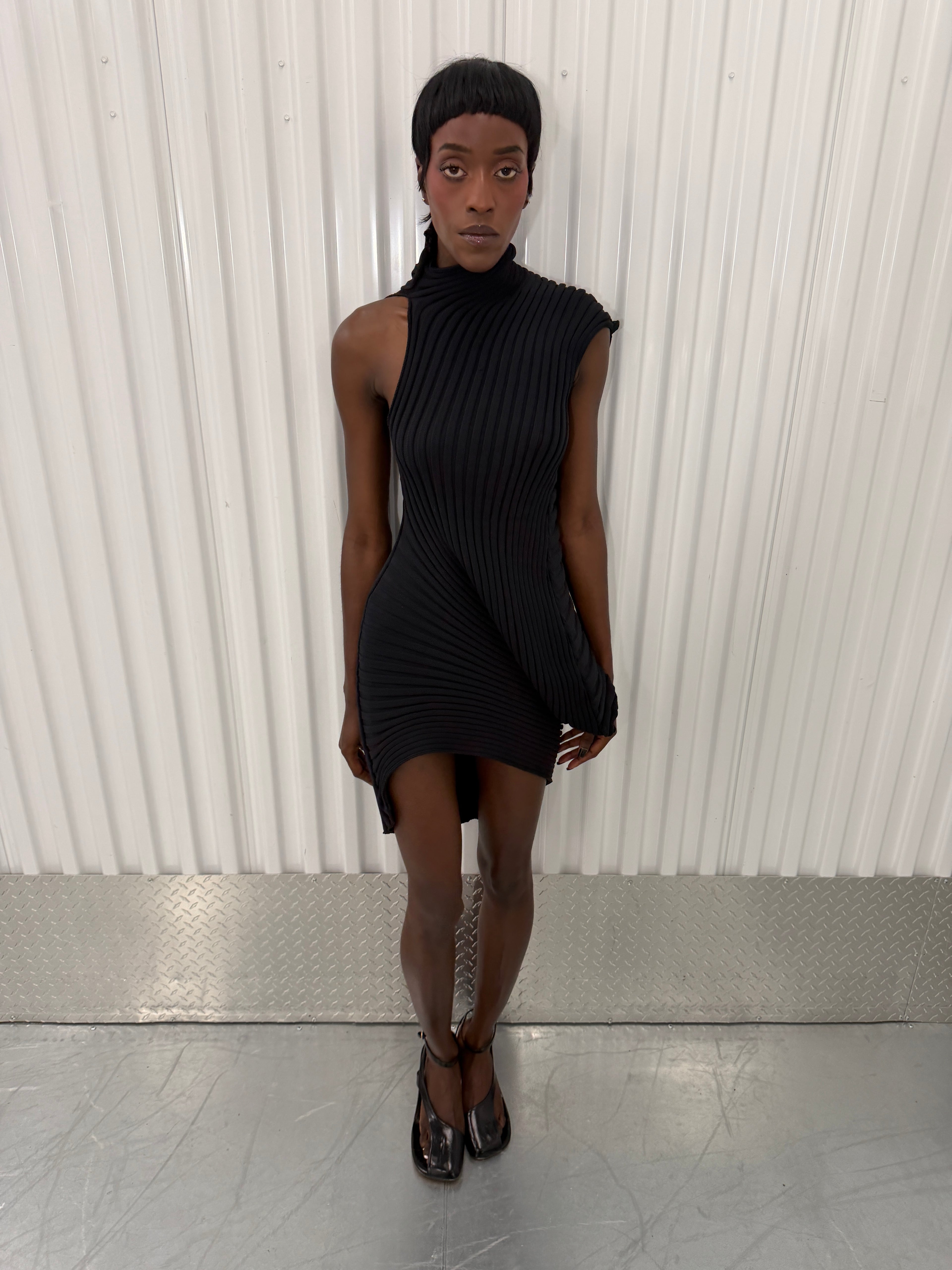 issey miyake knit as it is dress