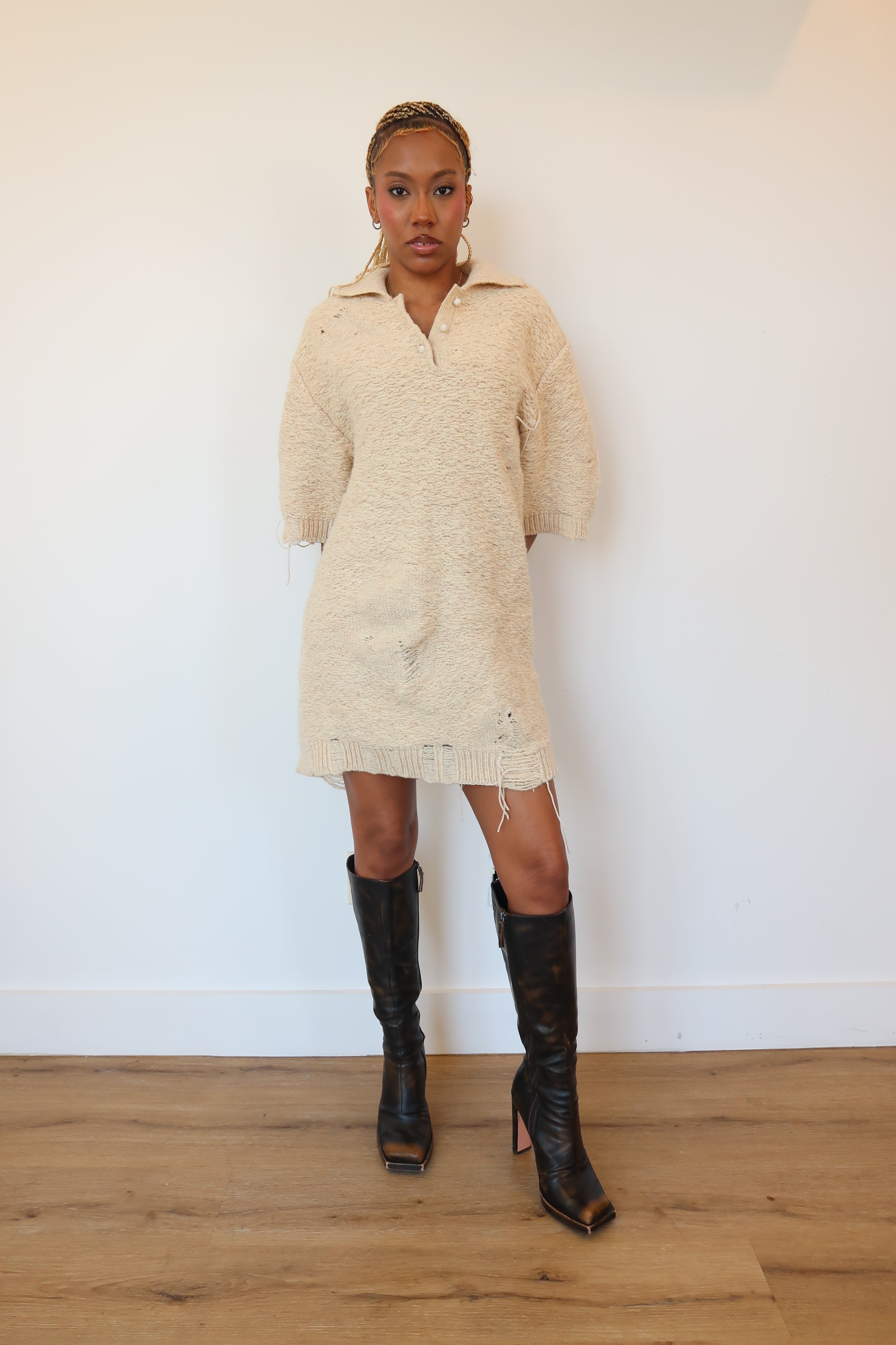 acne studios knit dress