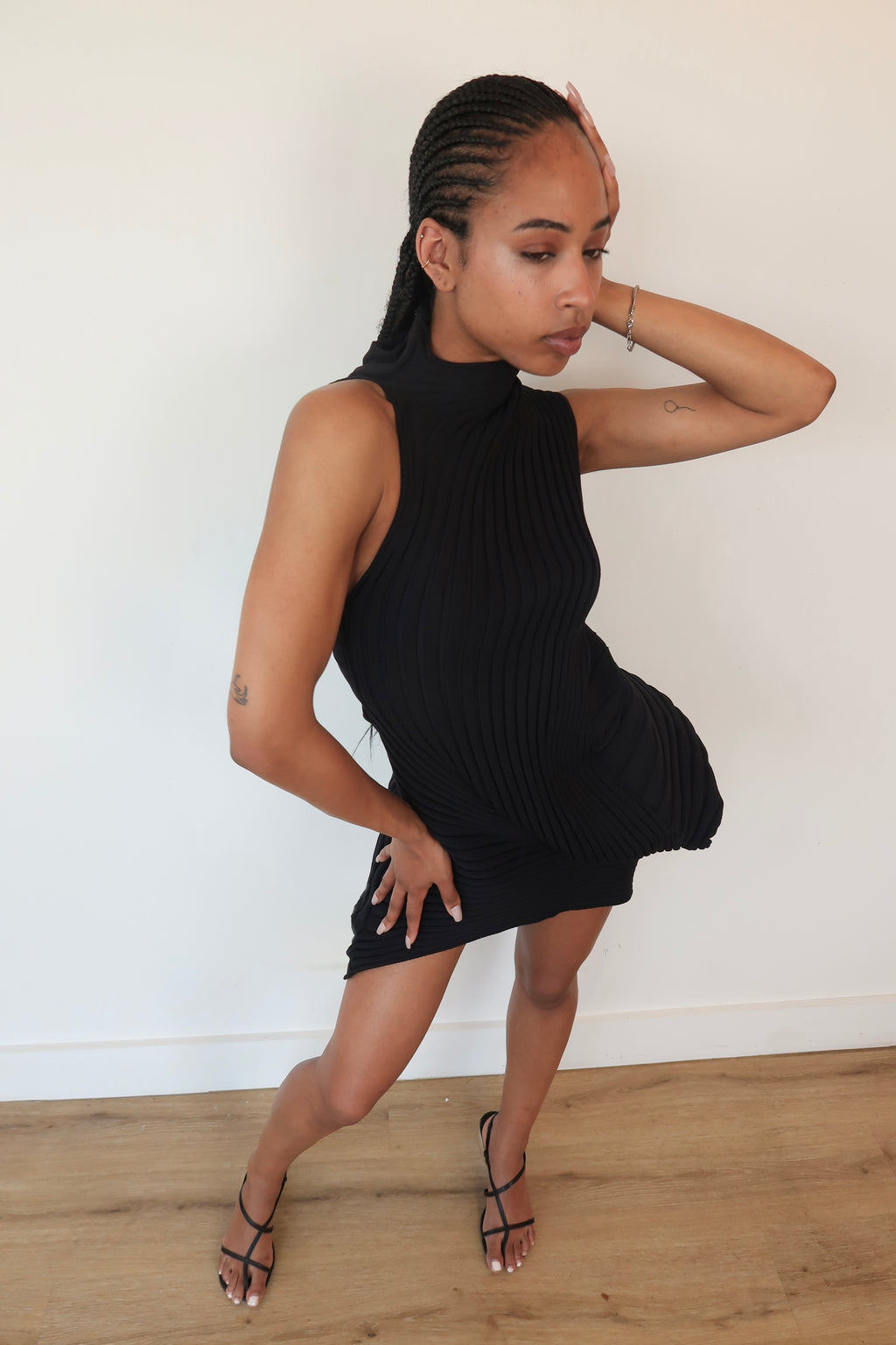 issey miyake knit as it is dress