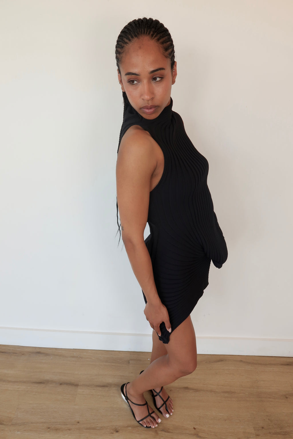 issey miyake knit as it is dress