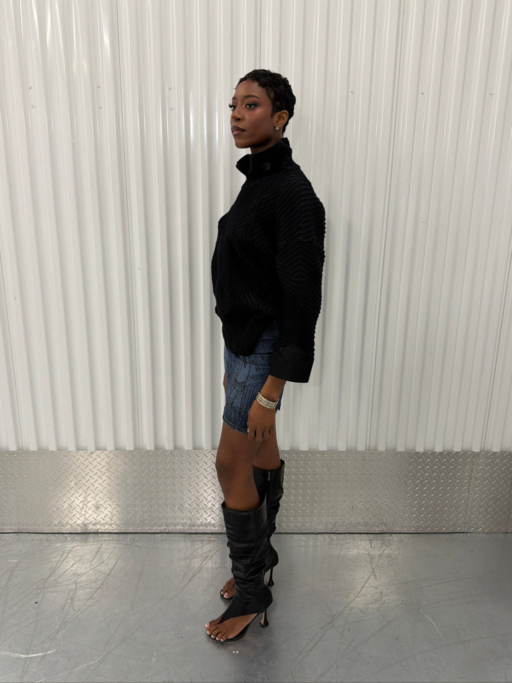 issey miyake heavy knit sweater