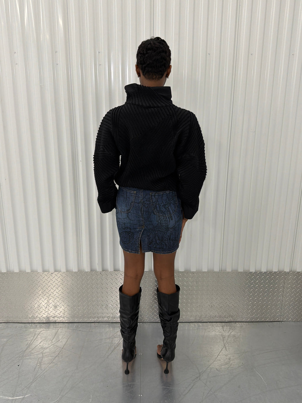 issey miyake heavy knit sweater
