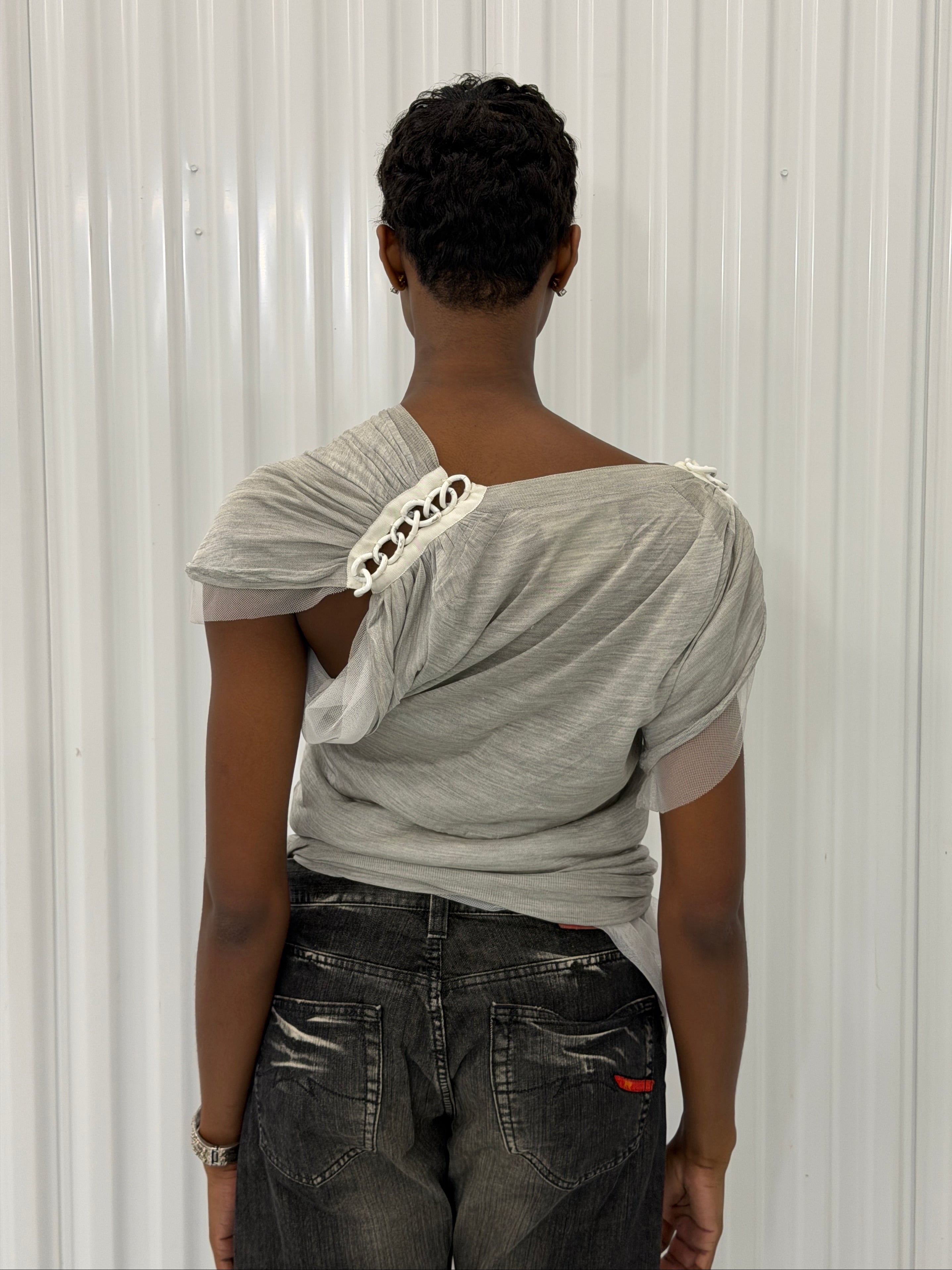sacai luck sheer jersey blouse