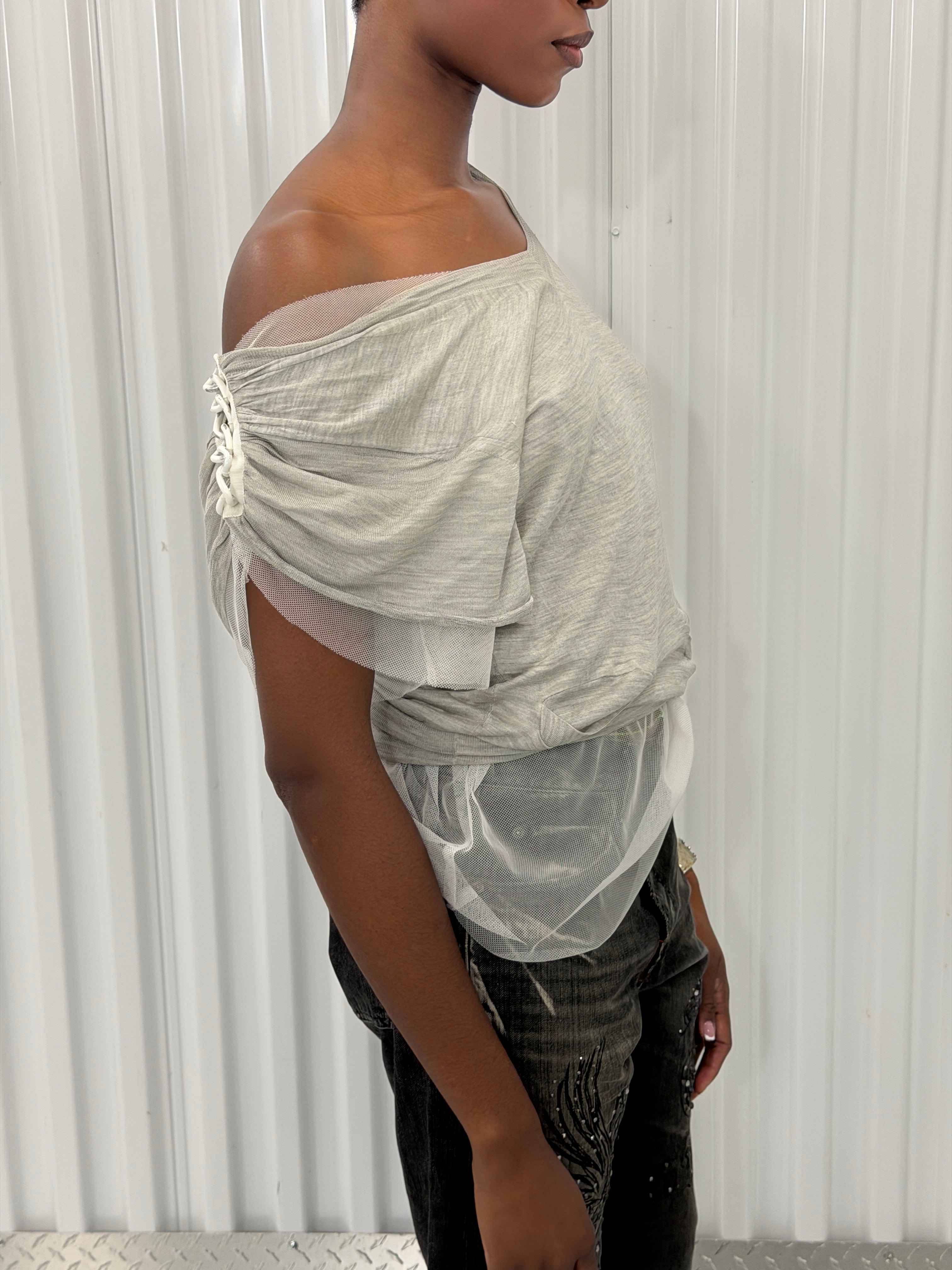 sacai luck sheer jersey blouse
