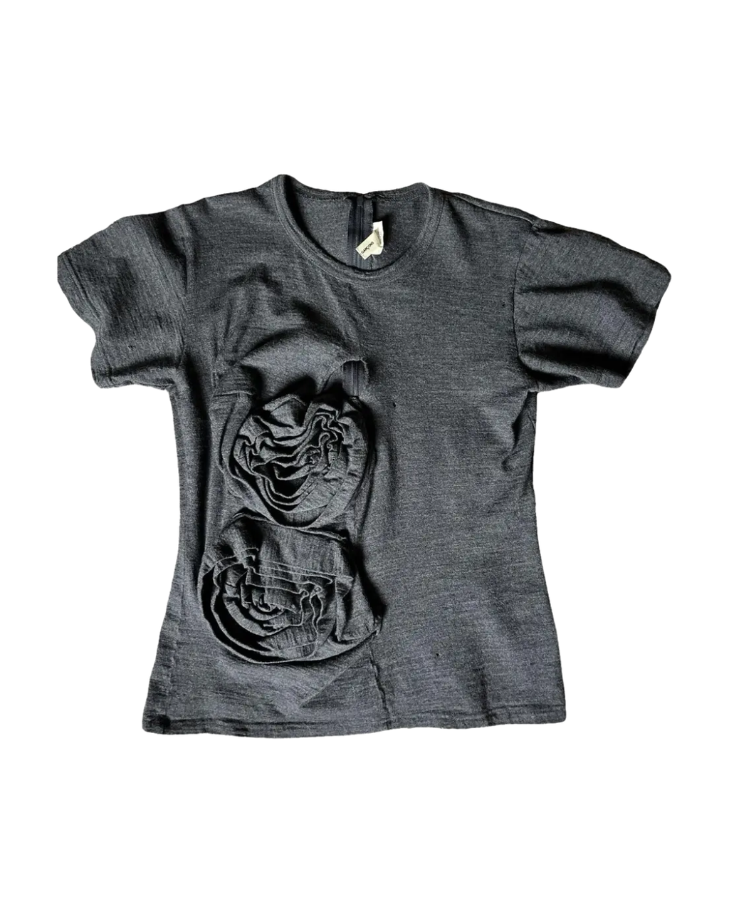 comme des garçons floral applique t-shirt