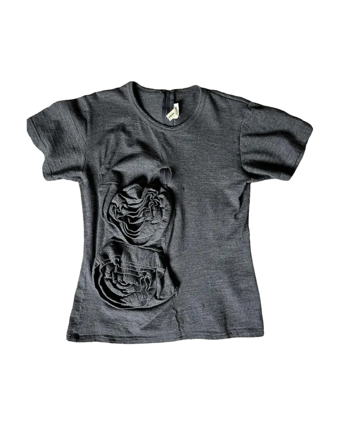comme des garçons floral applique t-shirt